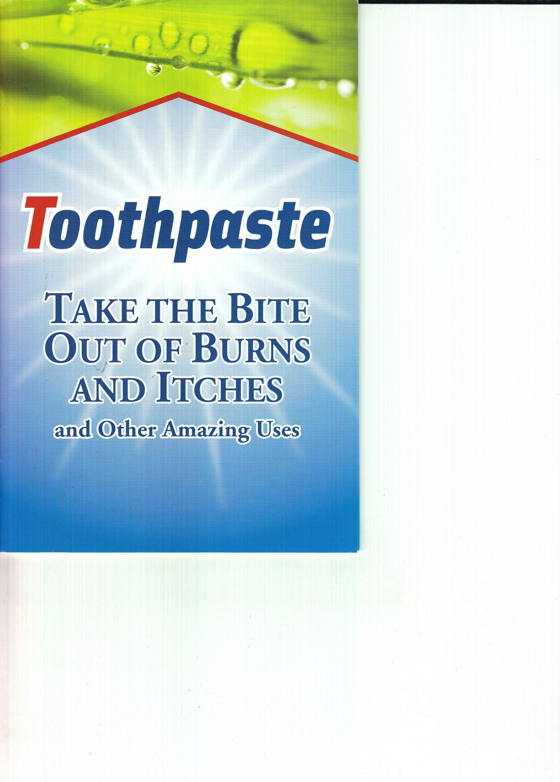 Toothpaste (Take the Bite Out of Burns and Itches and Other Amazing Uses) Books