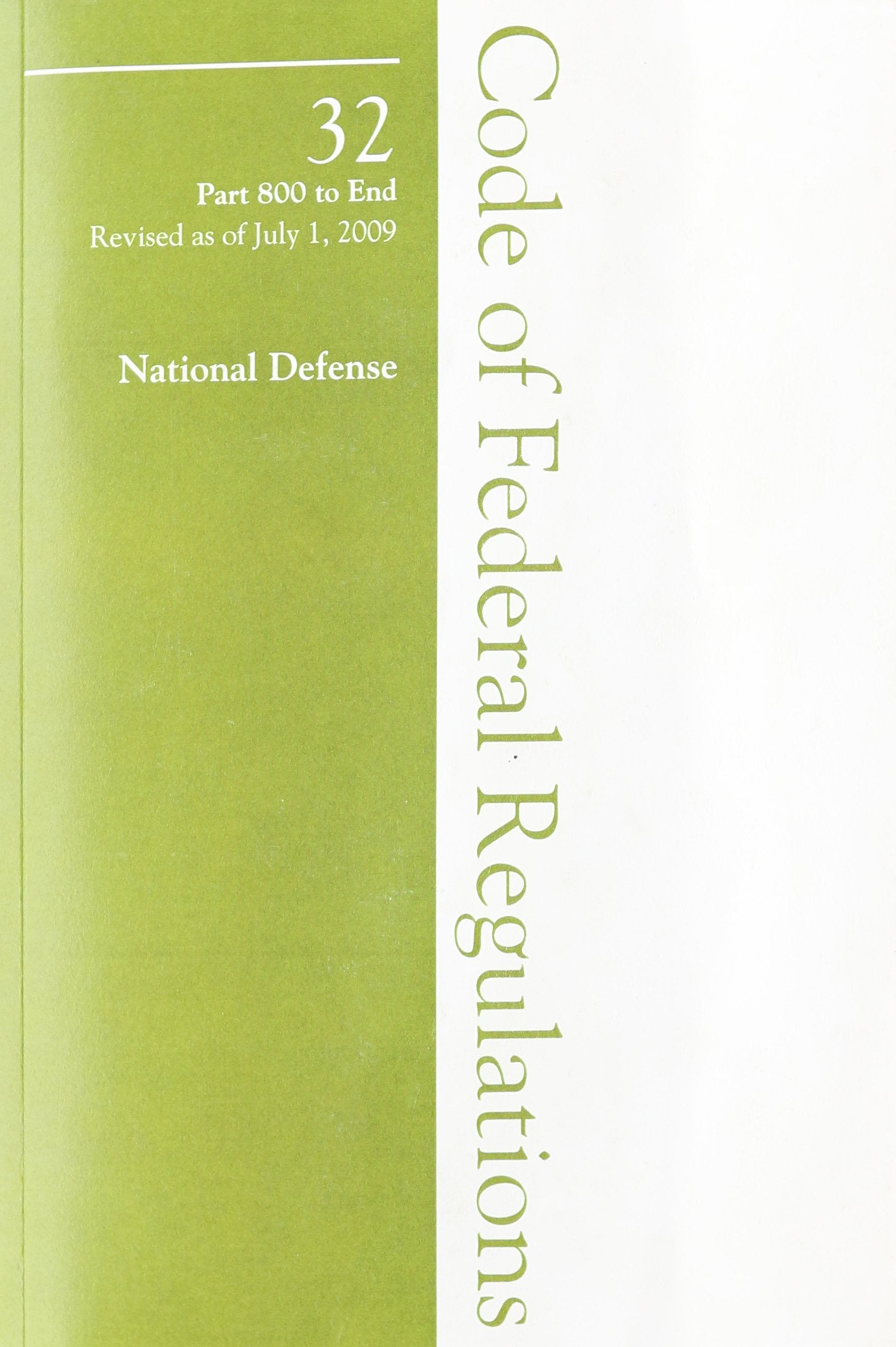 32 Cfr 800-end Dept of the Air Force 2009 Law