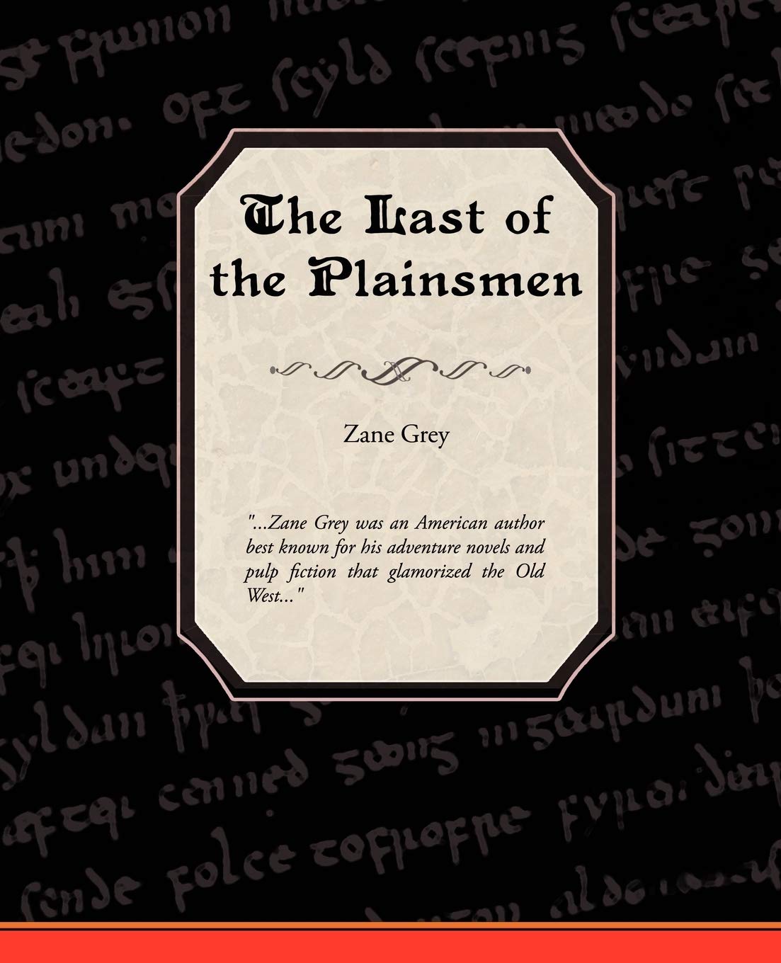 The Last of the Plainsmen Poetry