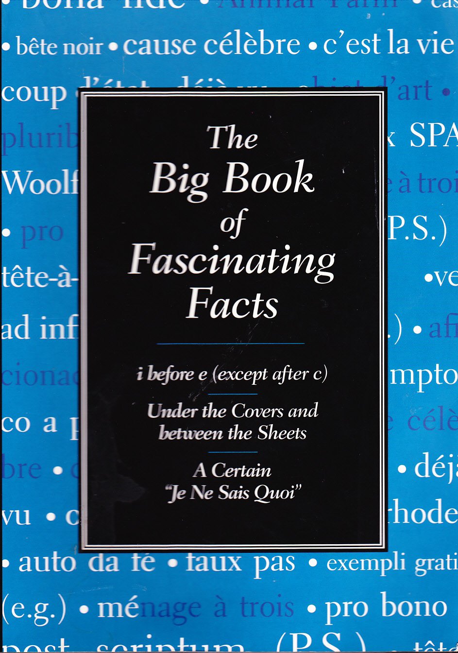 The Big Book of Fascinating Facts - i before e (except after c) Books