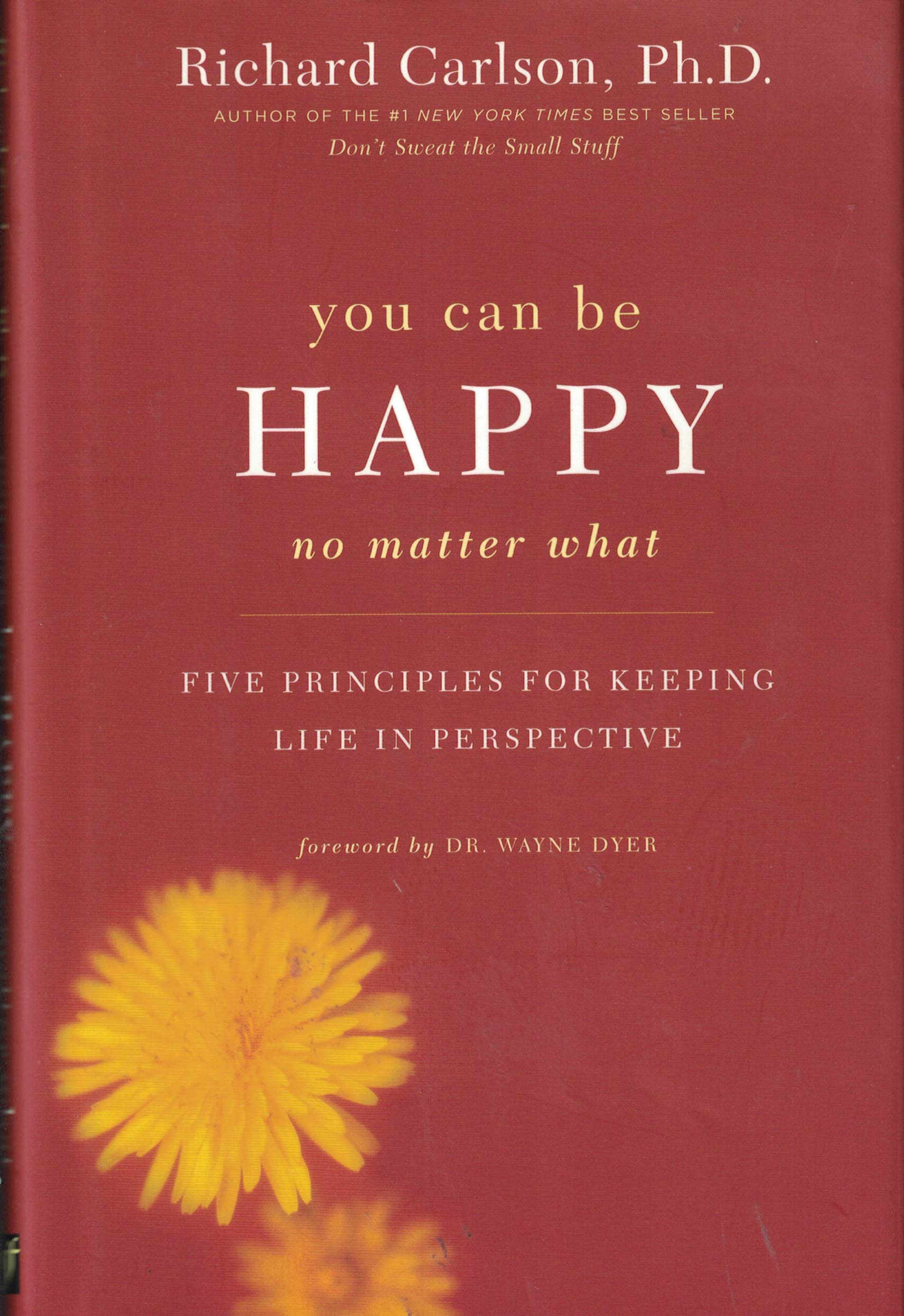 You Can Be Happy No Matter What : Five Principles for Keeping Life in Perspective by Ph.D. Richard Carlson (1-Jan-2006) Hardcover Lifestyle