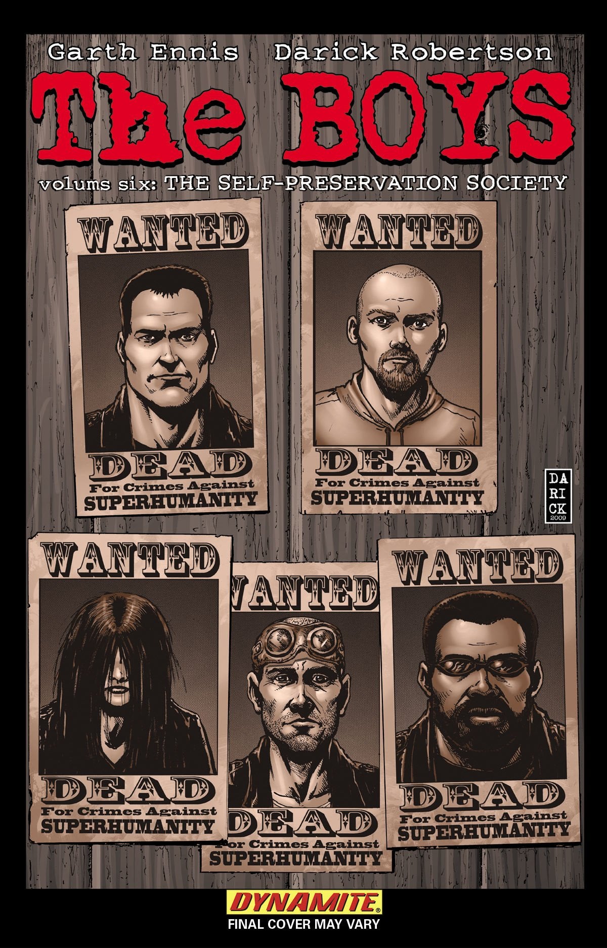 The Boys Vol. 6: The Self-Preservation Society Manga