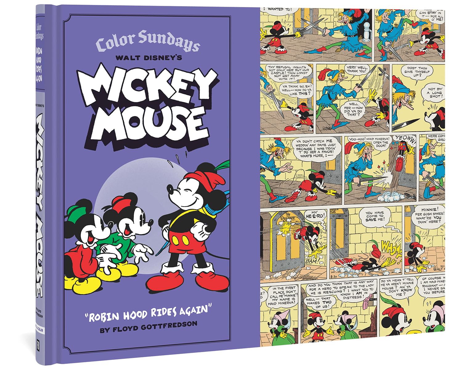 Walt Disney's Mickey Mouse Color Sundays Robin Hood Rides Again Manga