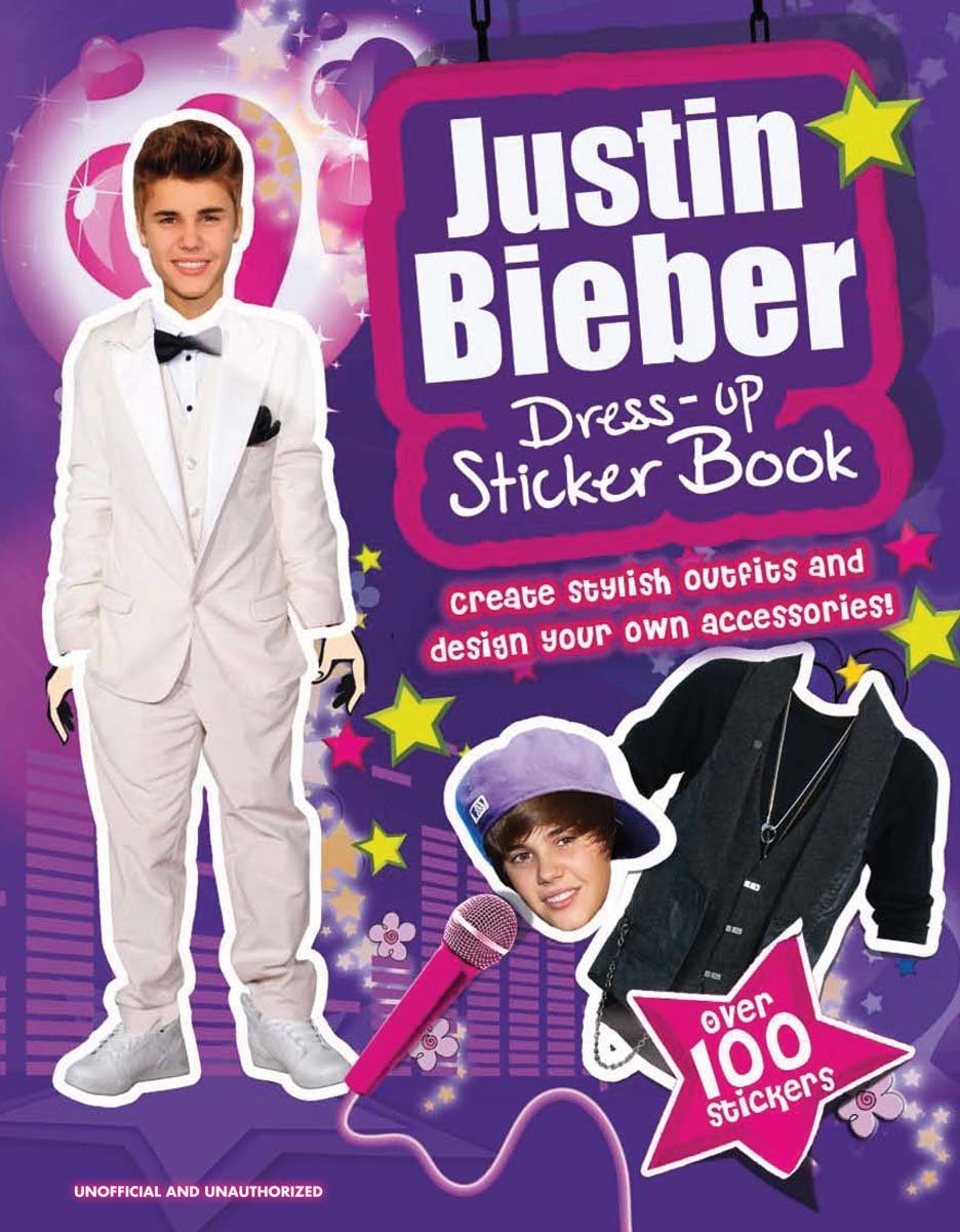 Justin Bieber Dress-Up Sticker Book Non-fiction