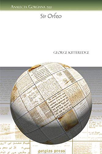 Sir Orfeo (Analecta Gorgiana, Band 320) Contemporary literature