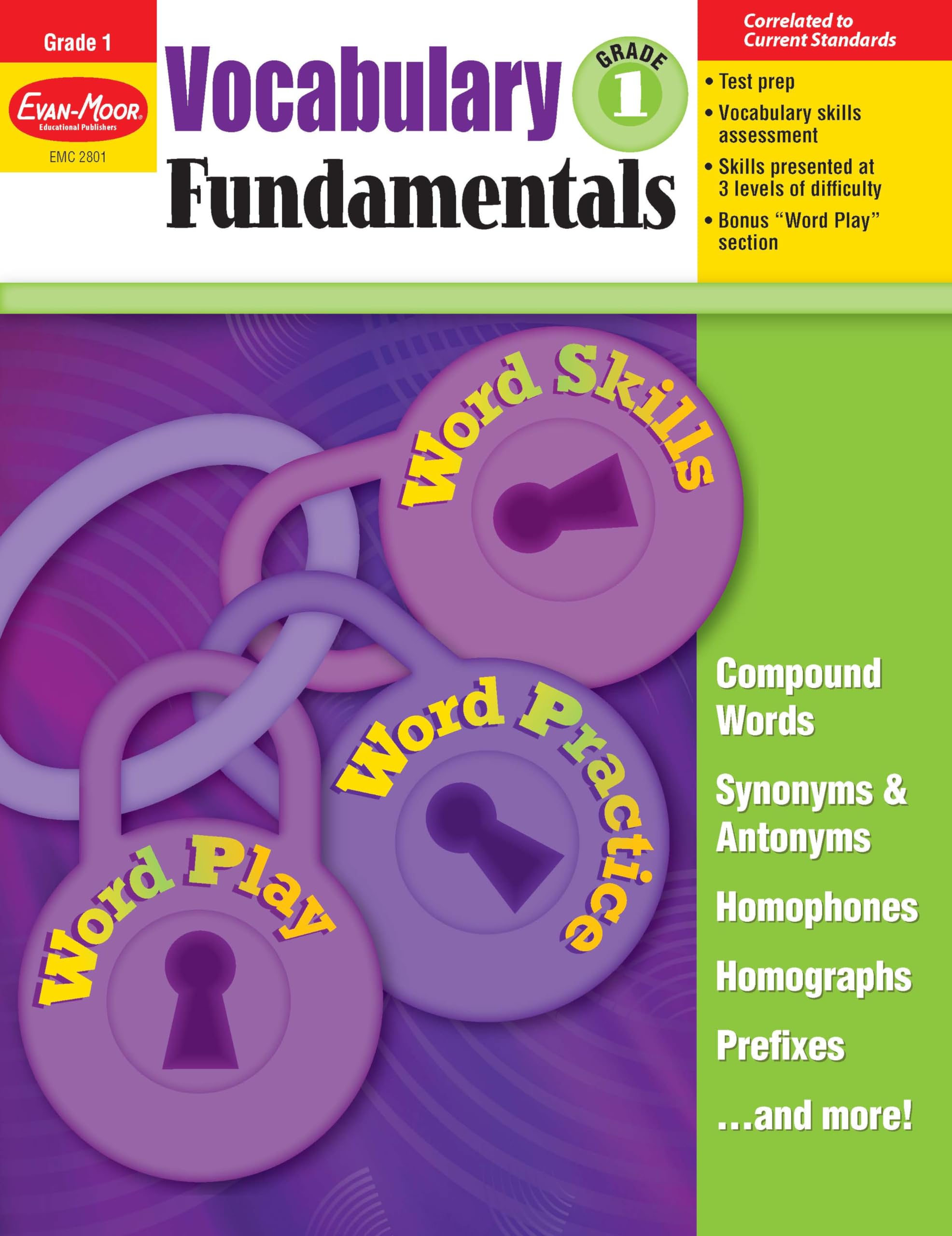 Vocabulary Fundamentals, Grade 1 Tiptoi & Games