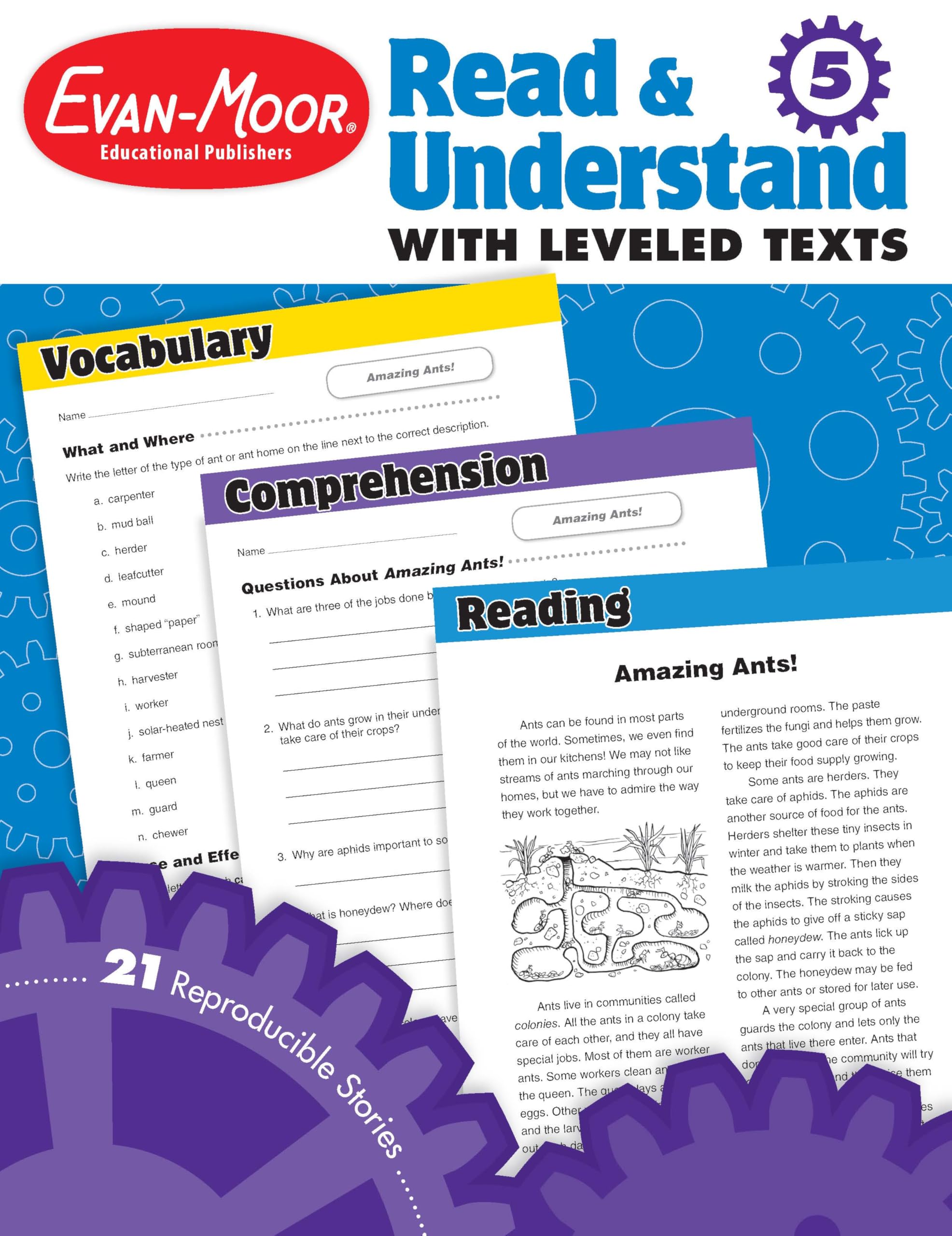 R&u, Stories & Activities Grade 5 (Read & Understand With Leveled Texts) Social Sciences