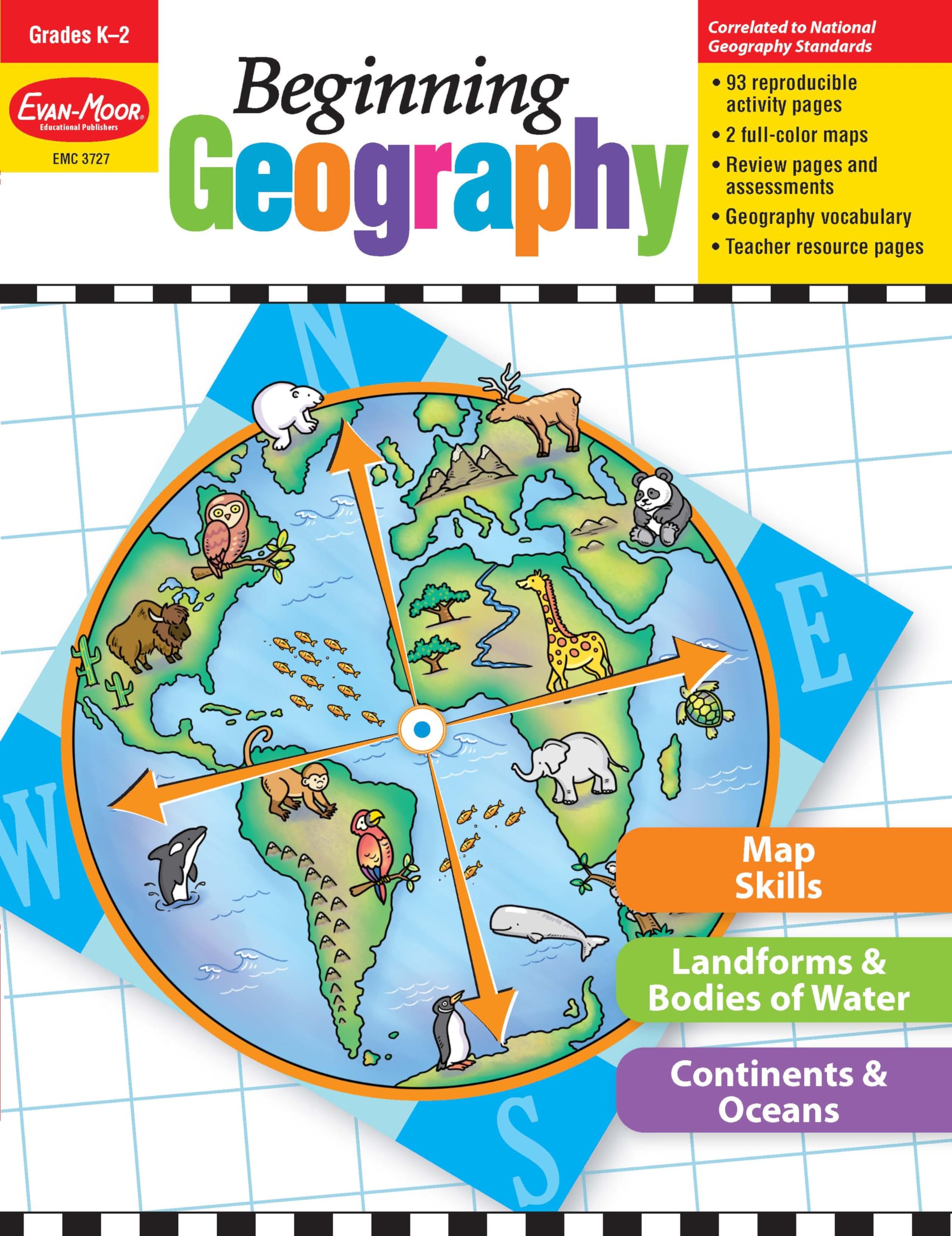 Beginning Geography, Kindergarten - Grade 2 Teacher Resource Non-fiction