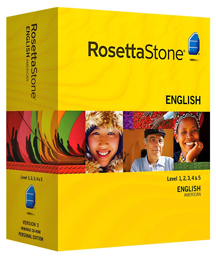 Rosetta Stone : Anglais (Américain) Niveau 1, 2, 3, 4 & 5 avec Audio Companion software