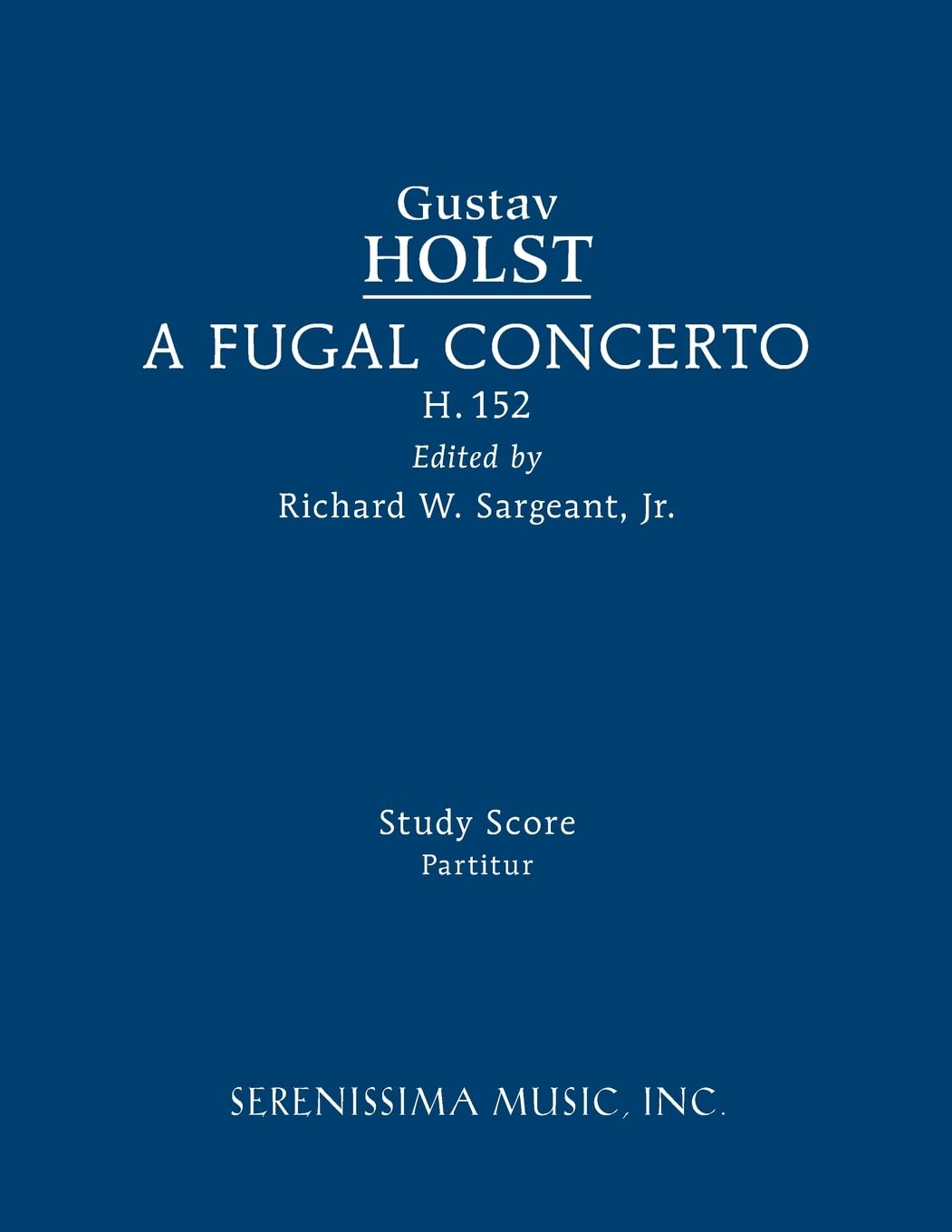 A Fugal Concerto, H.152 Sheet Music