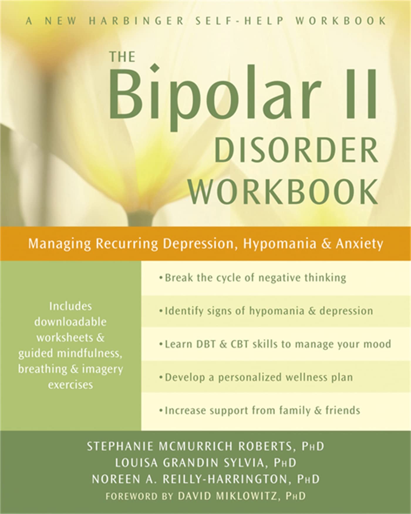 Bipolar II Disorder Workbook: Managing Recurring Depression, Hypomania, and Anxiety Health, Nutrition & Fitness