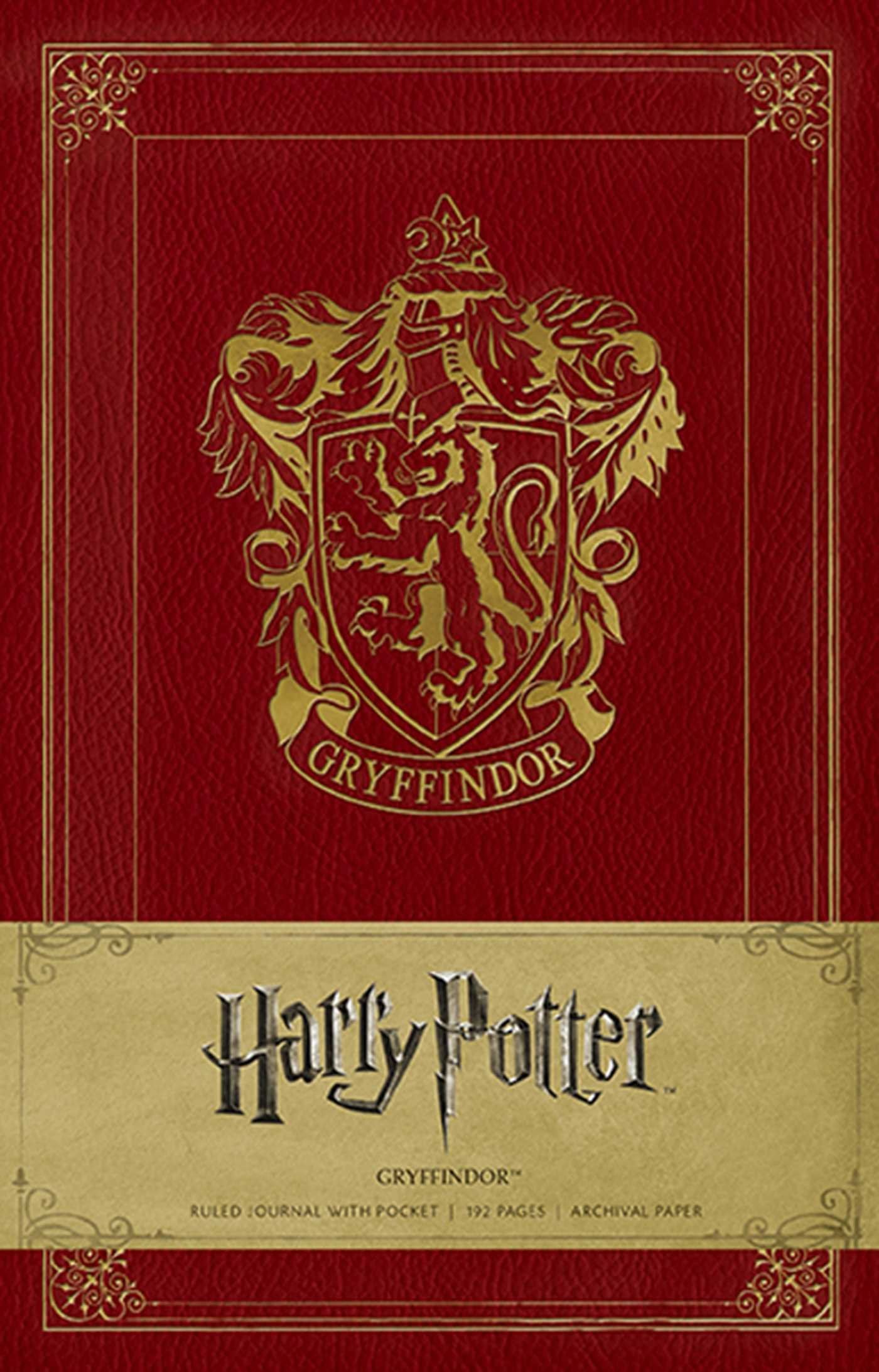 Harry Potter Gryffindor Hardcover Ruled Journal: Gryffindor, Ruled Stationery