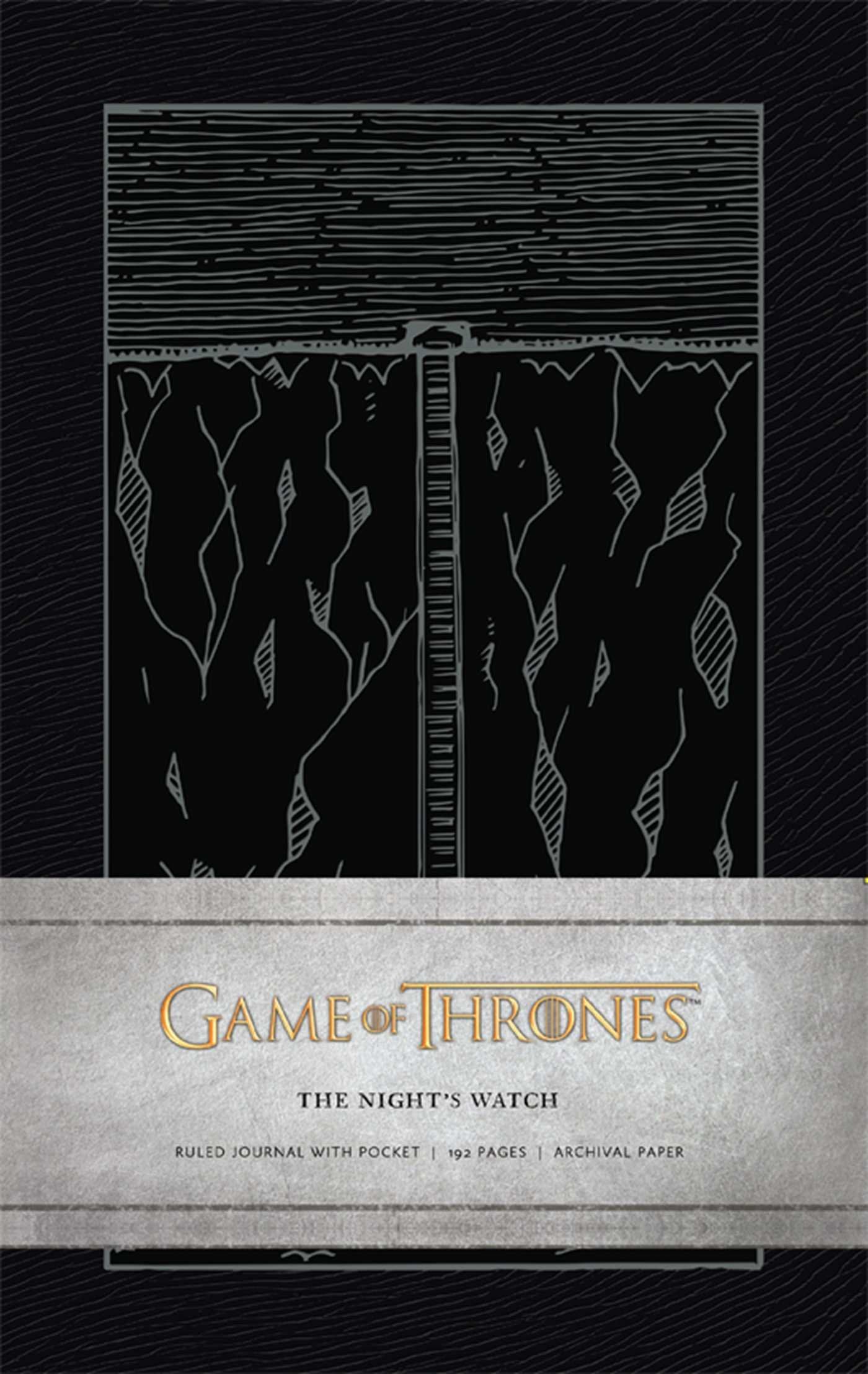 Game of Thrones: The Night's Watch Hardcover Ruled Journal Manga