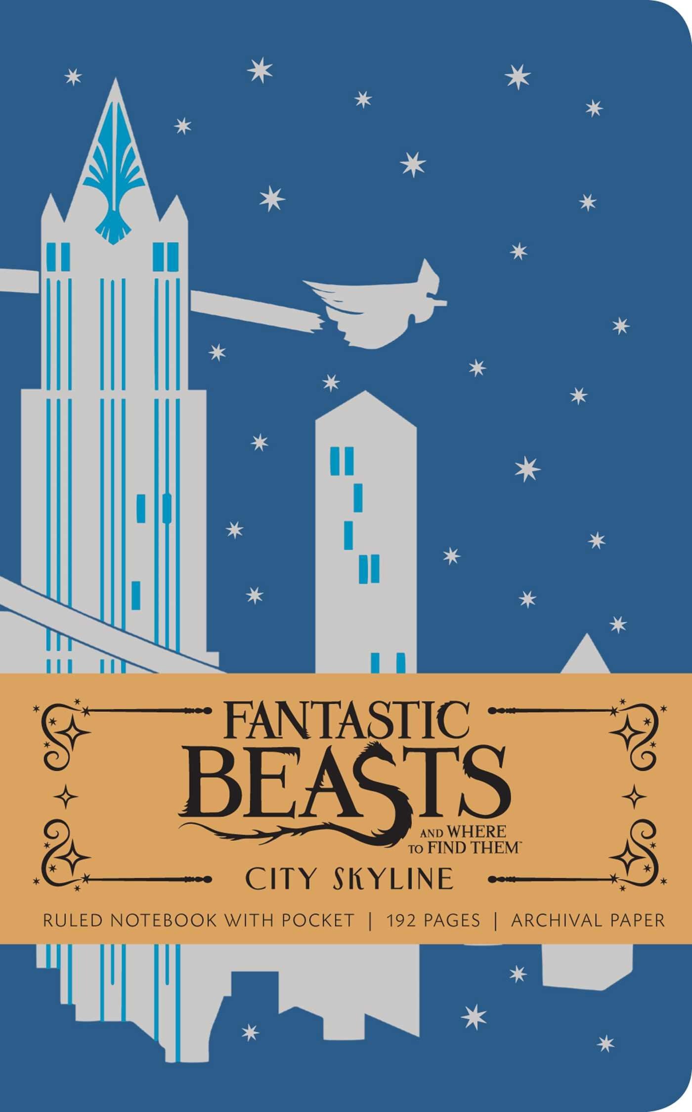 FANTASTIC BEASTS AND WHERE TO FIND THEM: CITY SKYLINE HARDCOVER RULED NOTEBOOK: City Skyline Hardcover Ruled Notebook (Insights Journals) (Harry Potter) Stationery