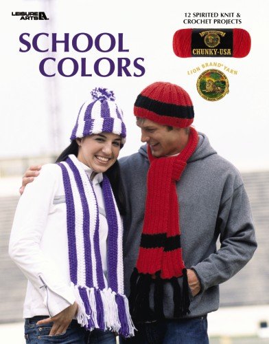 School Colors (Lion Brand Yarn) Hobbies & Crafts
