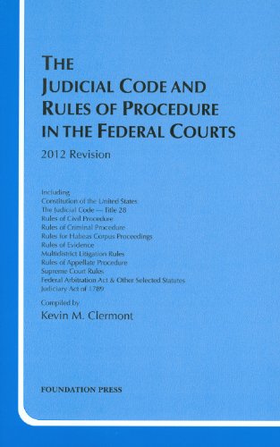 The Judicial Code and Rules of Procedure in the Federal Courts book