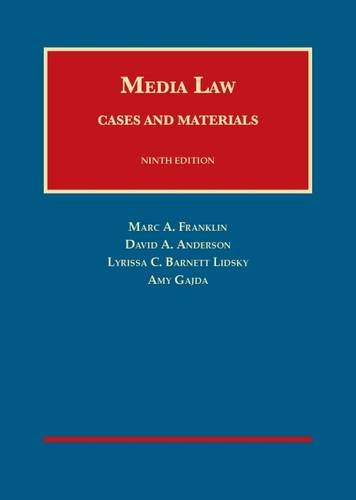 Product Image: Media Law: Cases and Materials (University Casebook)