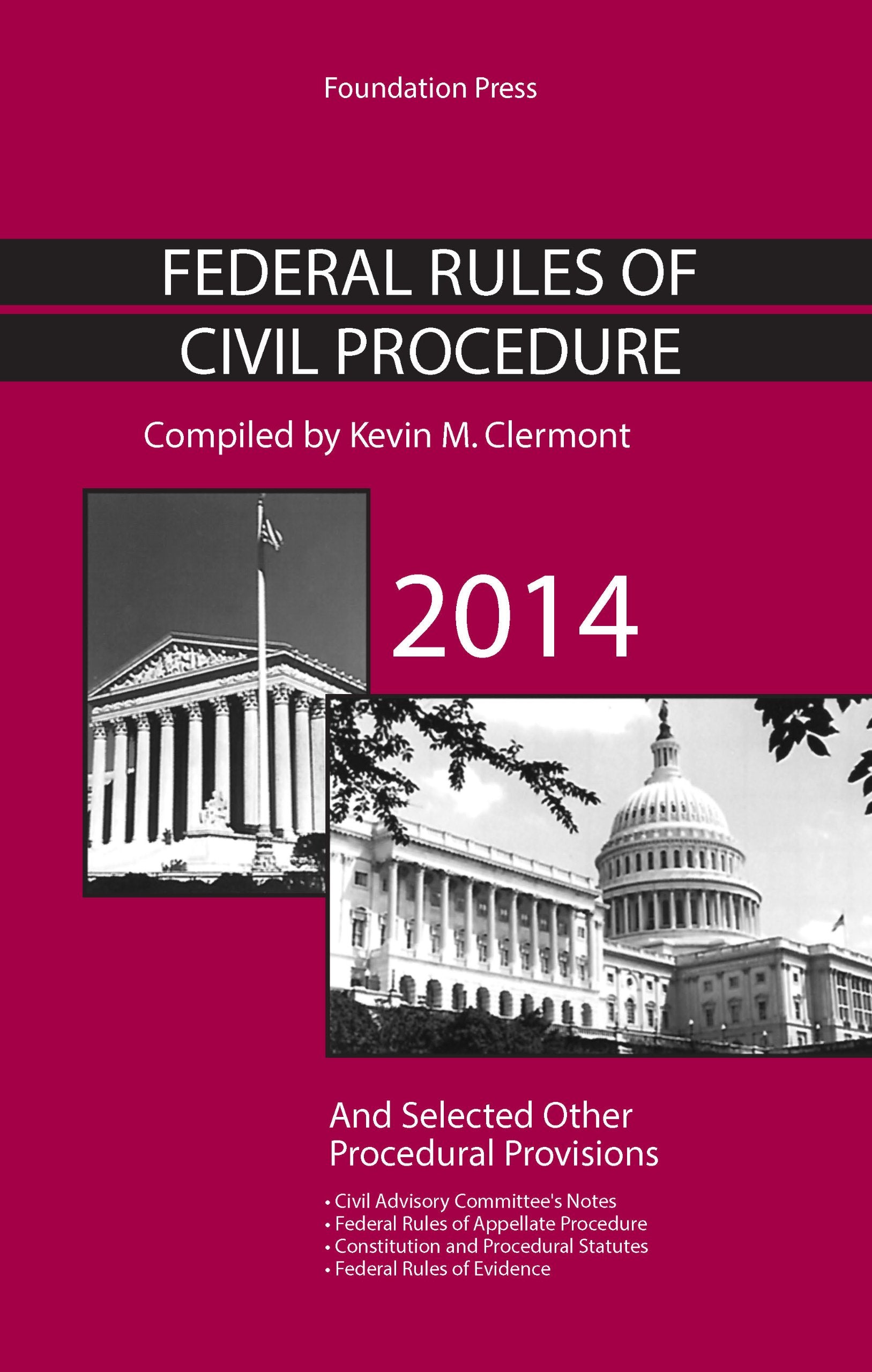Federal Rules of Civil Procedure 2014 (Selected Statutes) Law