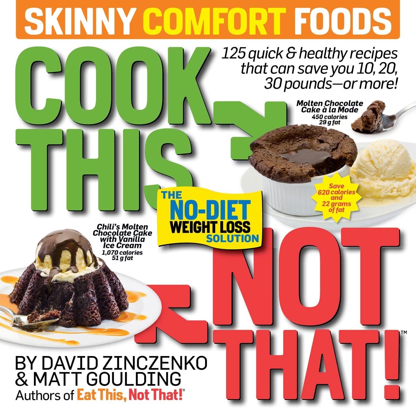 Cook This, Not That! Skinny Comfort Foods: 125 quick & healthy meals that can save you 10, 20, 30 pounds or more. book