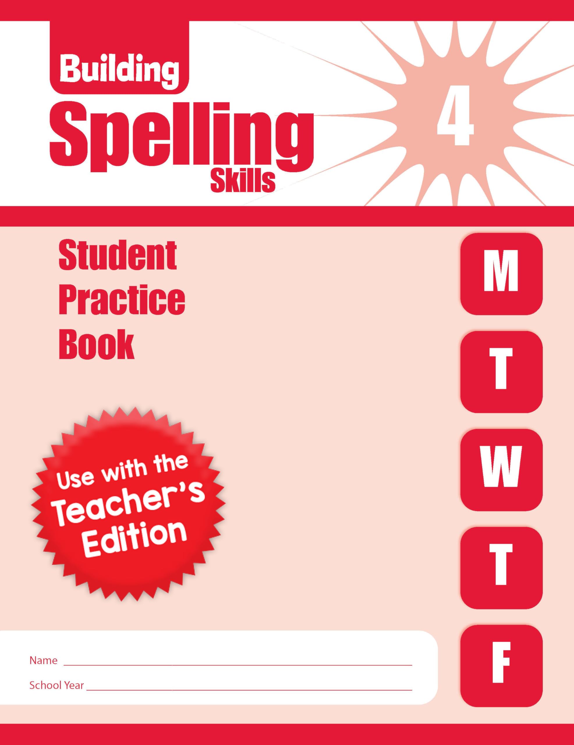 Building Spelling Skills, Grade 4 Student Workbook Tiptoi & Games
