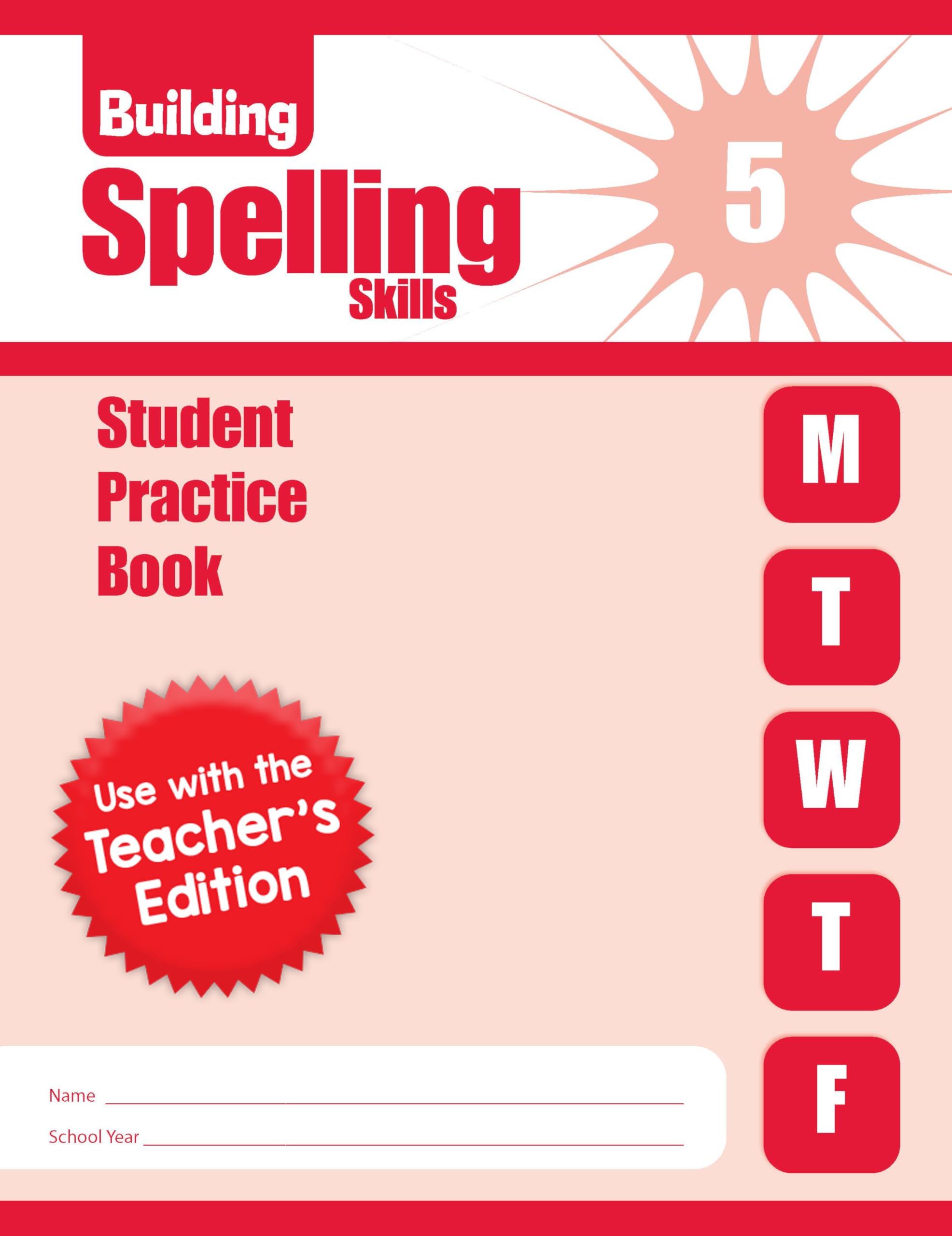 Building Spelling Skills, Grade 5 Student Workbook Reading Aloud & Learning to Read