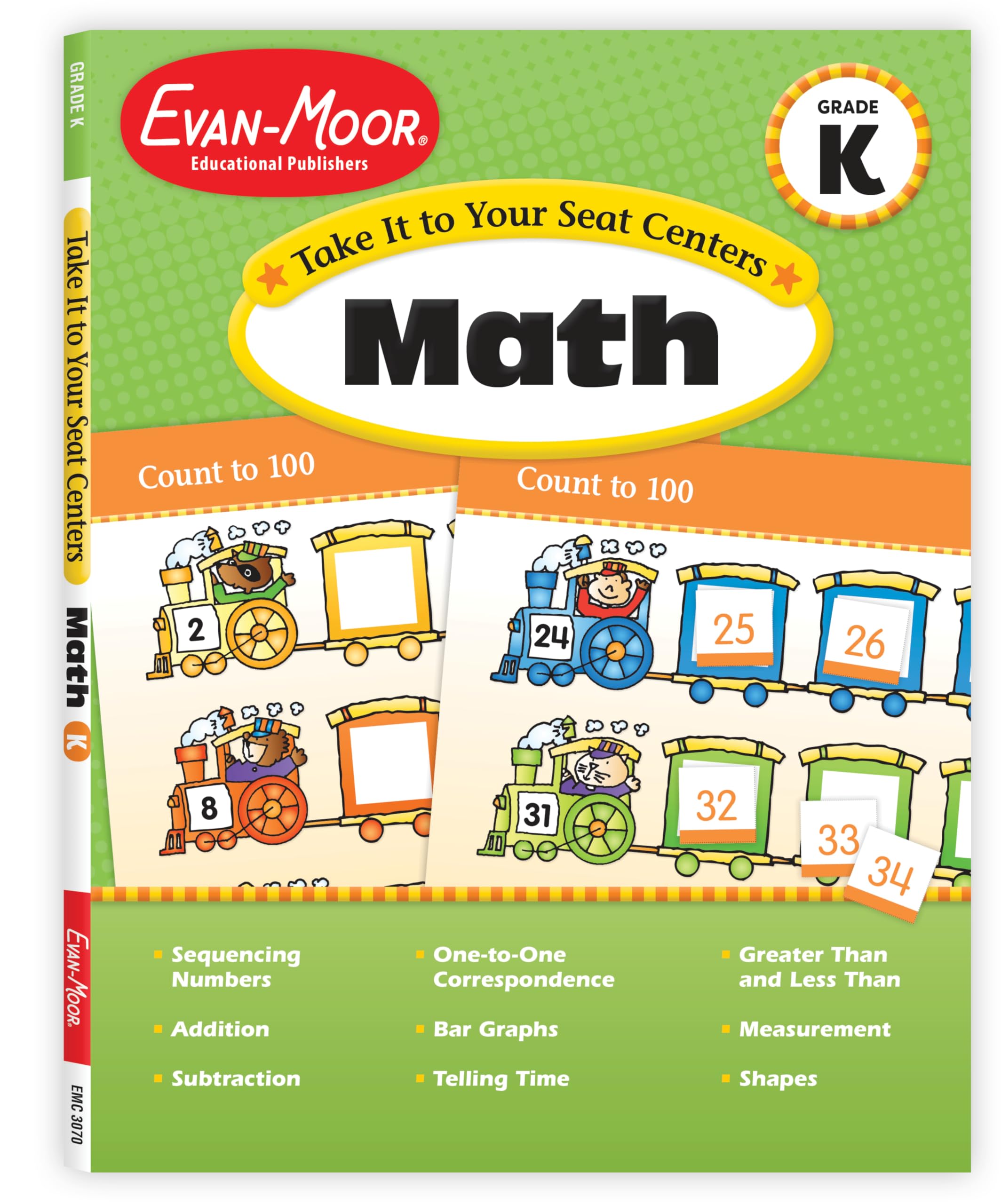 Take It to Your Seat Math Centers, Grade K (Take It to Your Seat Centers) Education & Training
