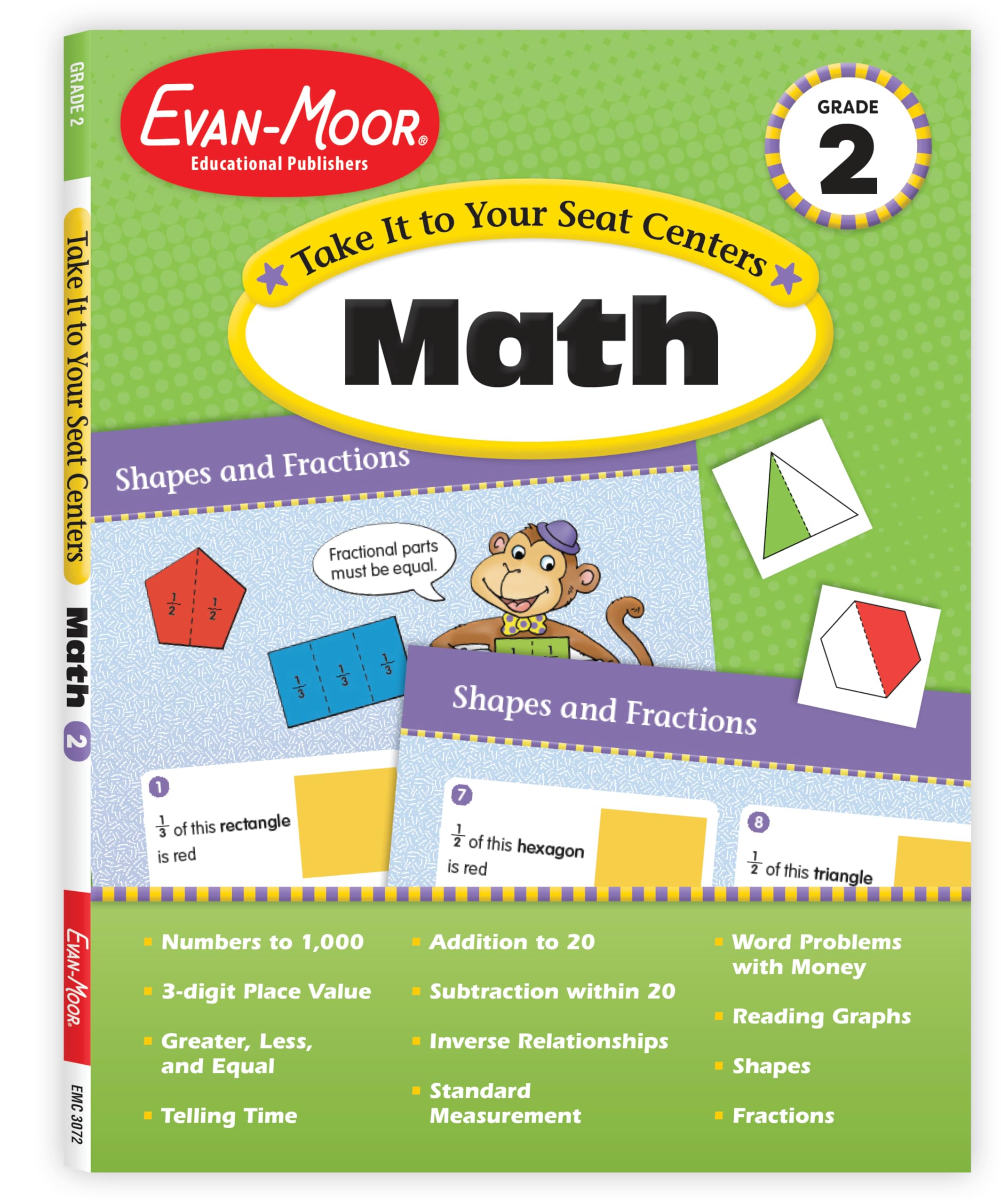 Take It to Your Seat Math Centers, Grade 2 (Take It to Your Seat Centers) Education & Training