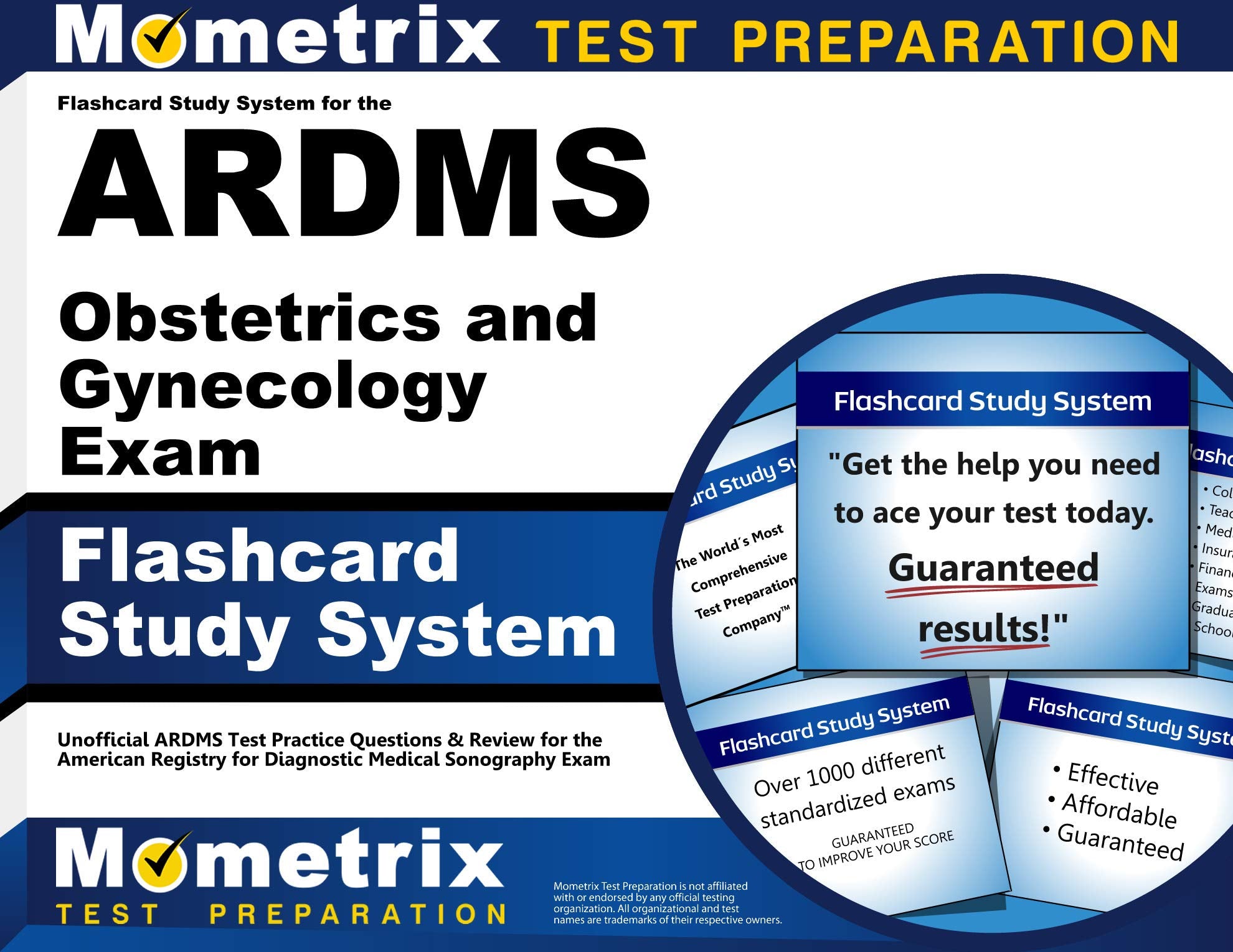 Flashcard Study System for the Ardms Obstetrics and Gynecology Exam: Unofficial Ardms Test Practice Questions & Review for the American Registry for D Medicine