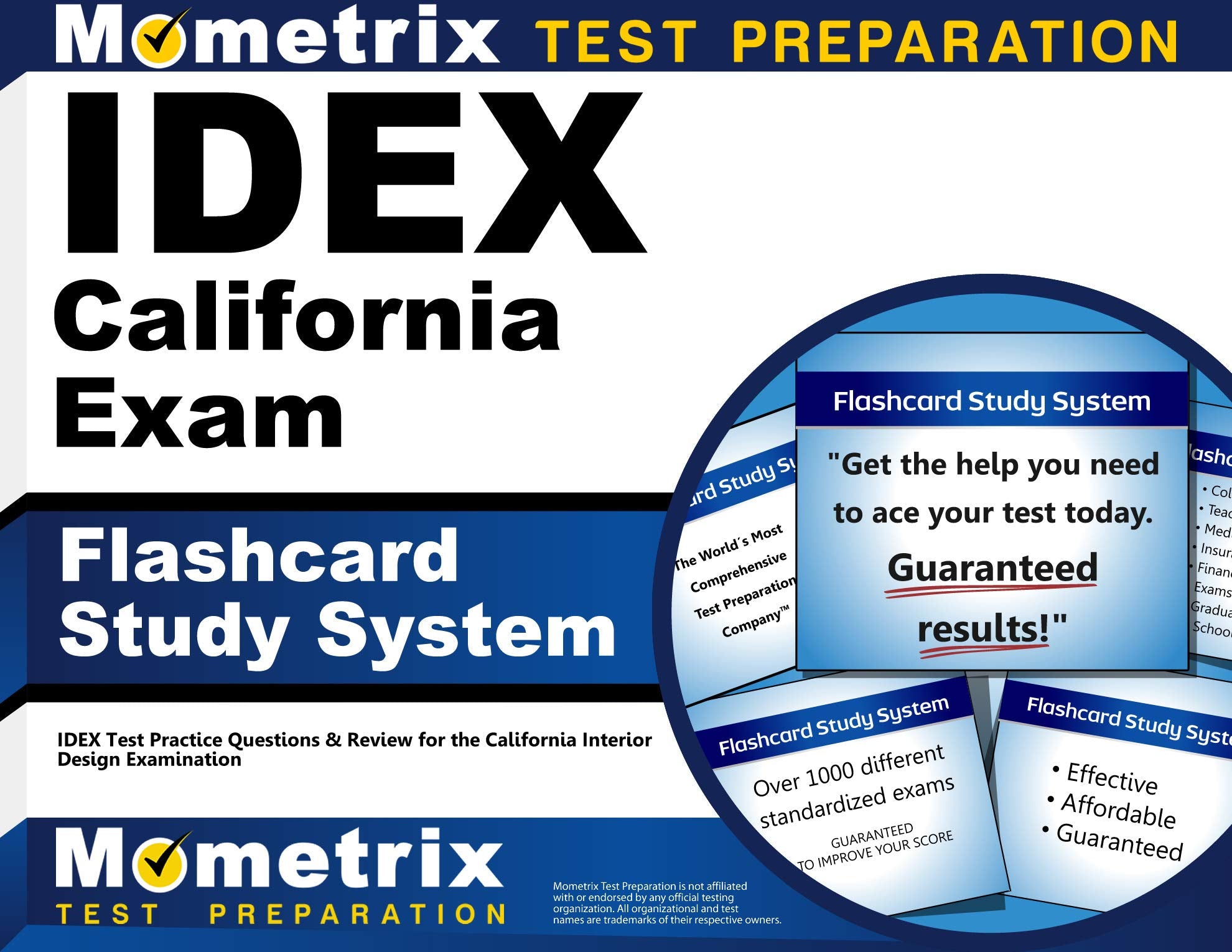 Idex California Exam Flashcard Study System: Idex Test Practice Questions & Review for the California Interior Design Examination Learning & Reference