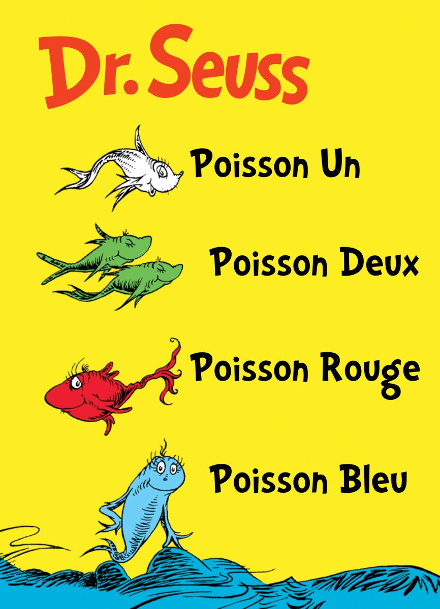 Poisson un Poisson Deux Poisson Rouge Poisson Bleu = One Fish Two Fish Red Fish Blue Fish: The French Edition of One Fish Two Fish Red Fish Blue Fish Study Guides
