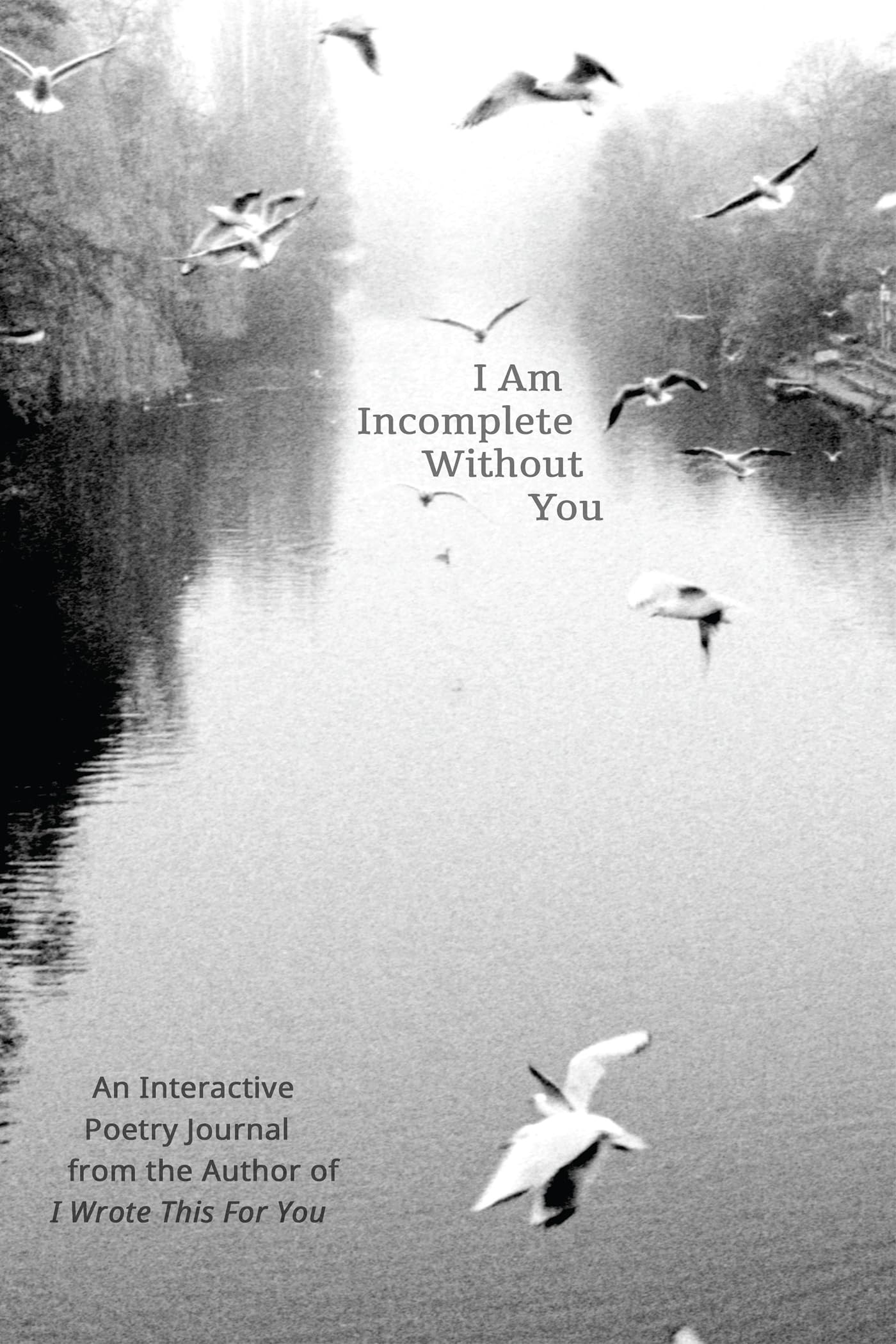I Am Incomplete Without You: An Interactive Poetry Journal from the Author of I Wrote This For You Poetry