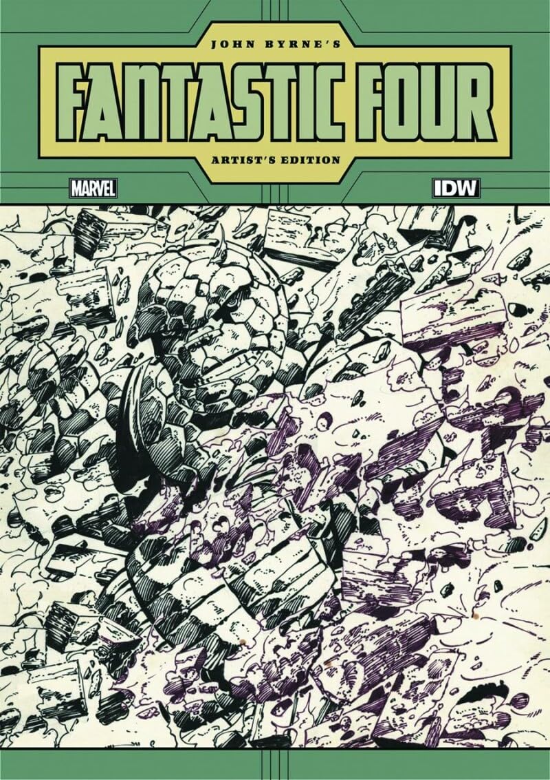 JOHN BYRNE FANTASTIC FOUR ARTIST ED HC book