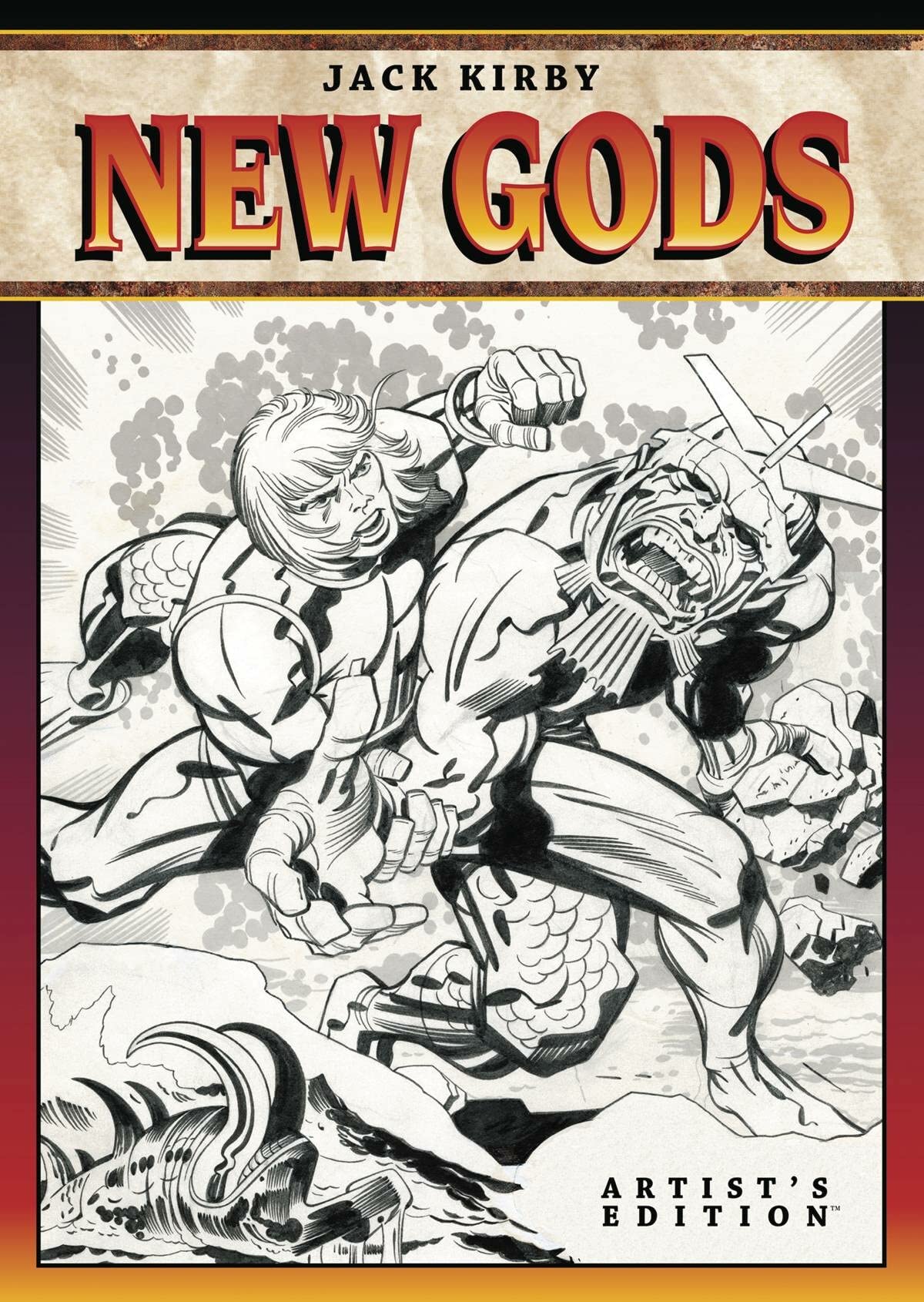 JACK KIRBY NEW GODS ARTIST ED HC book
