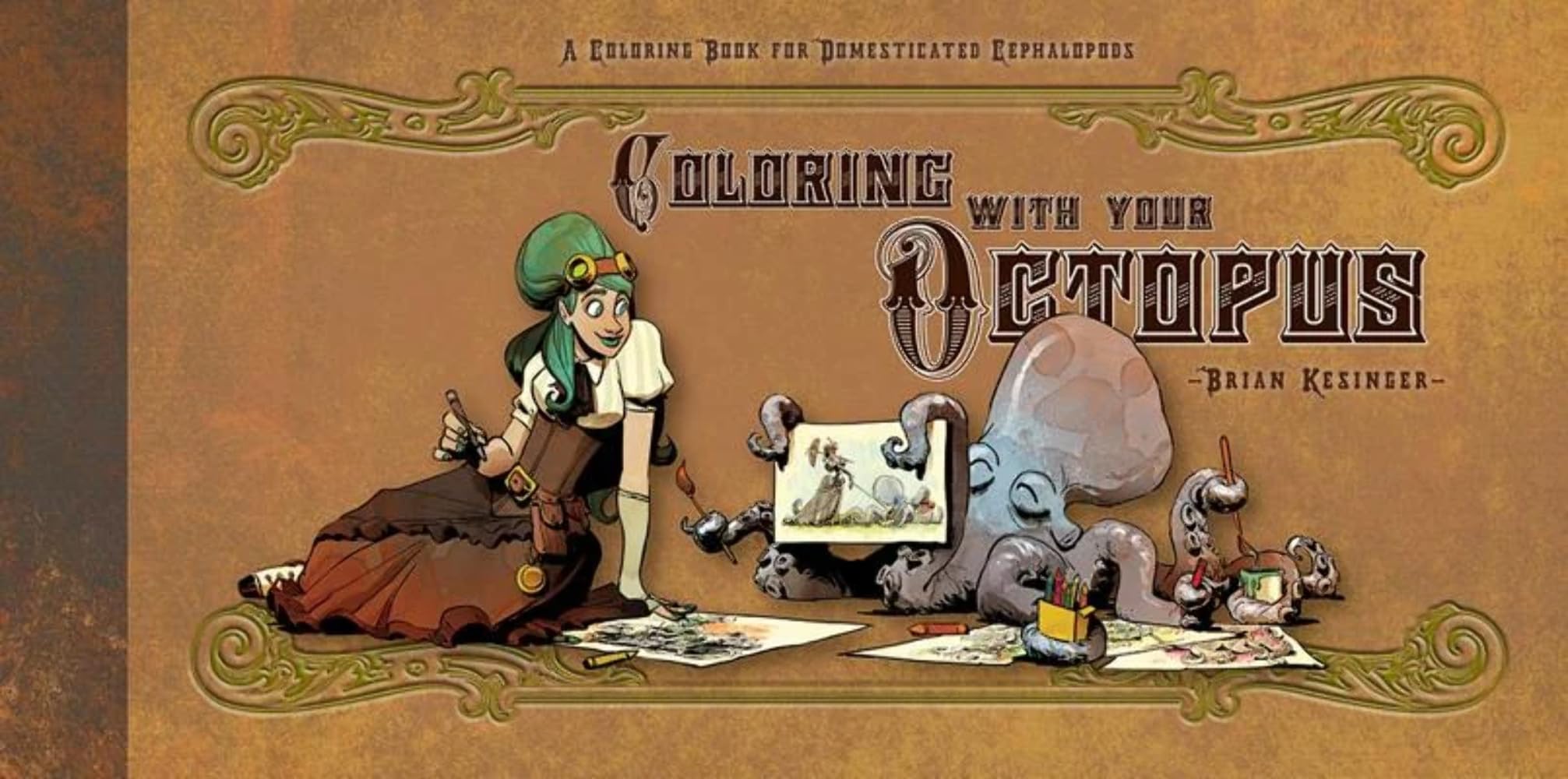 Coloring With Your Octopus: A Coloring Book for Domesticated Cephalopods Film, Art & Culture