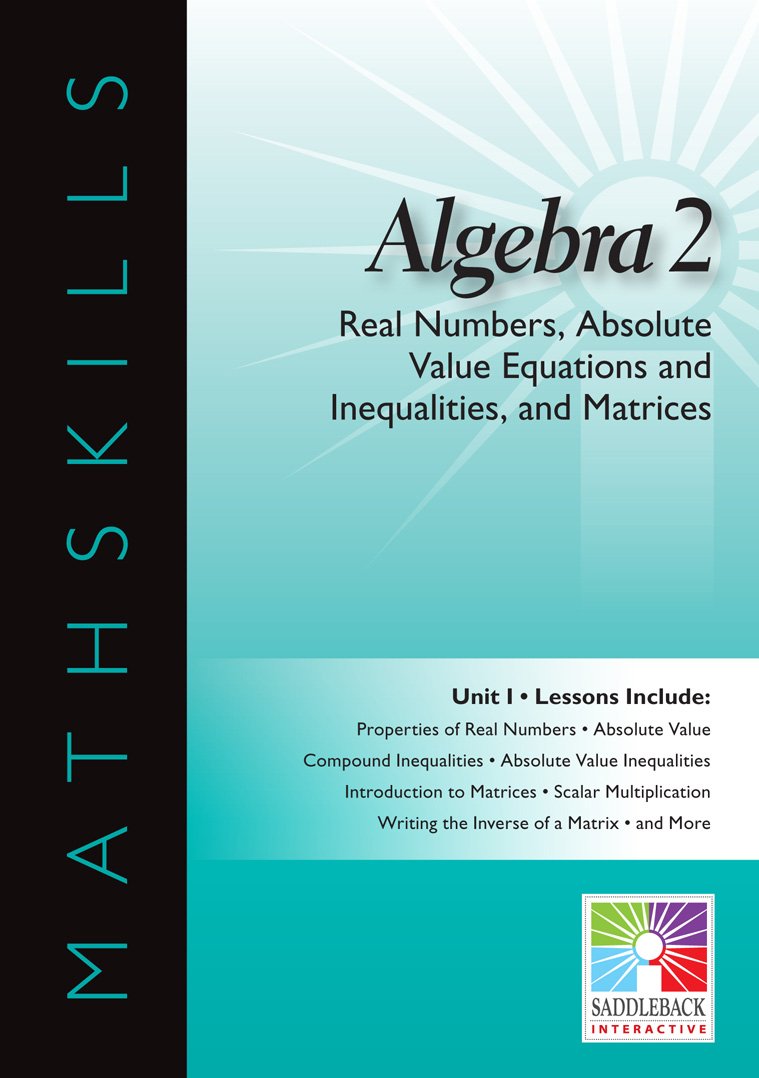 Product Image: Real Number, Absolute Value Equations and Inequalities, and Matrices