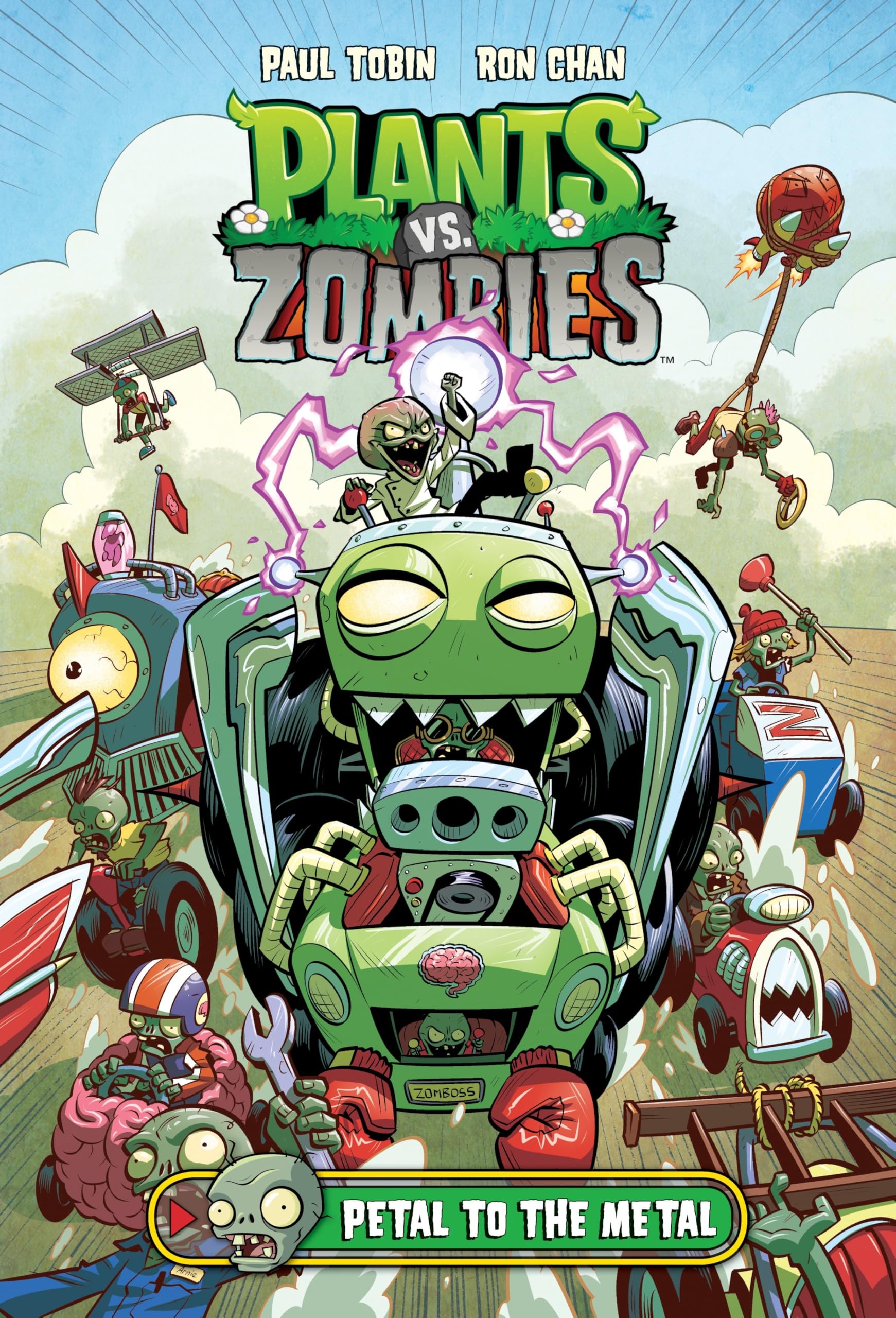 Plants vs. Zombies Volume 5: Petal to the Metal Manga