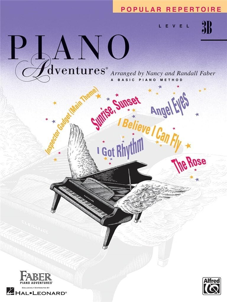 Nancy faber : piano adventures for the older beginner level 3b - popular repertoire book book