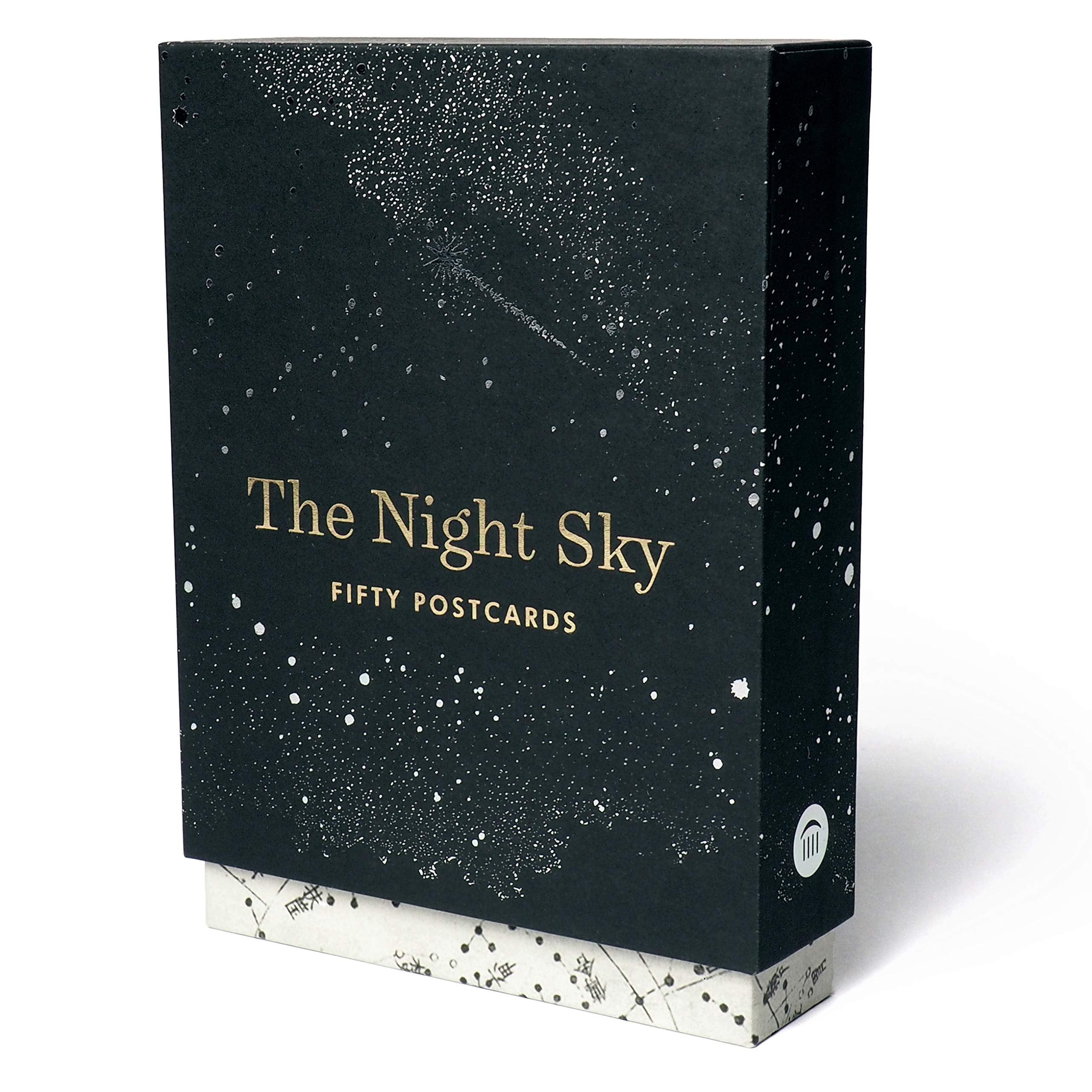 The Night Sky: Fifty Postcards (50 designs; archival images, NASA ephemera, photographs, and more in a gold foil stamped keepsake box;): 50 Postcards Film, Art & Culture