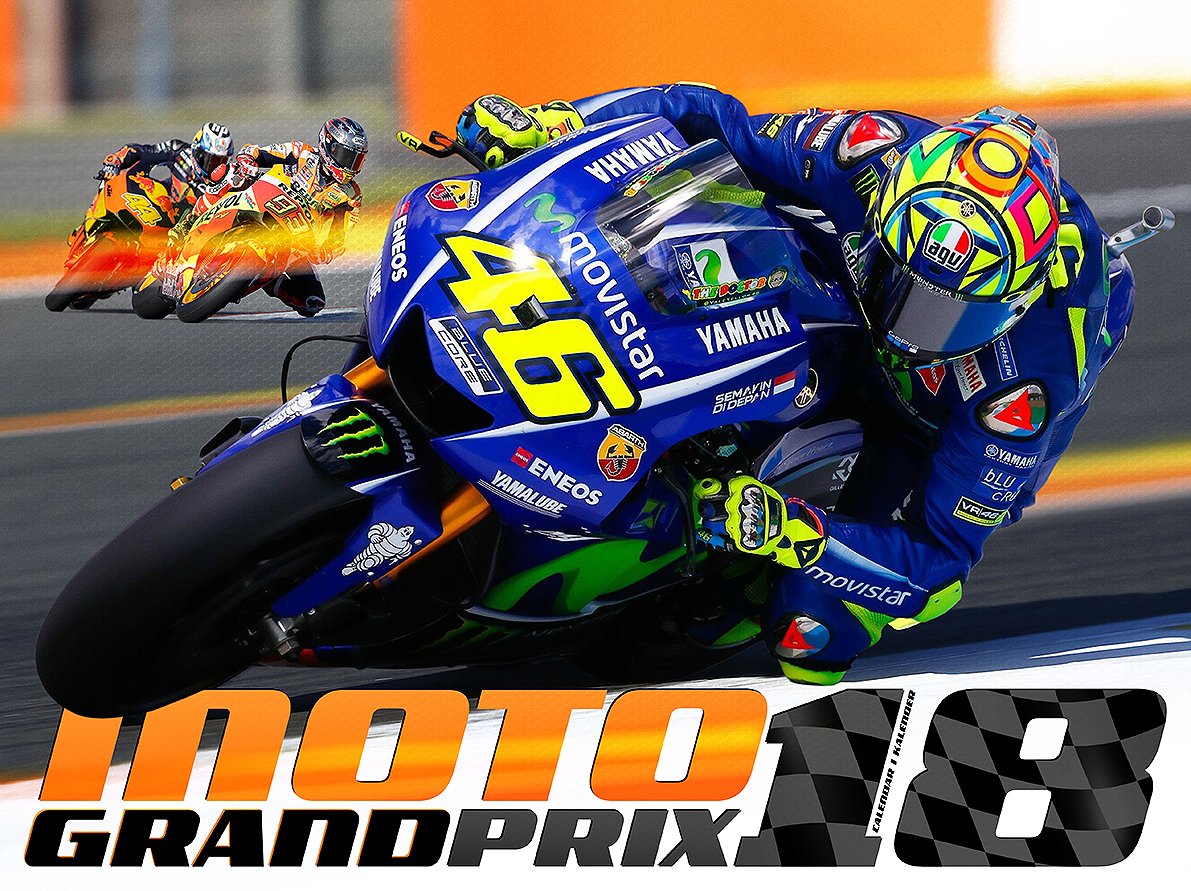 Moto Grand Prix 2018 Calendar Leisure & Fun