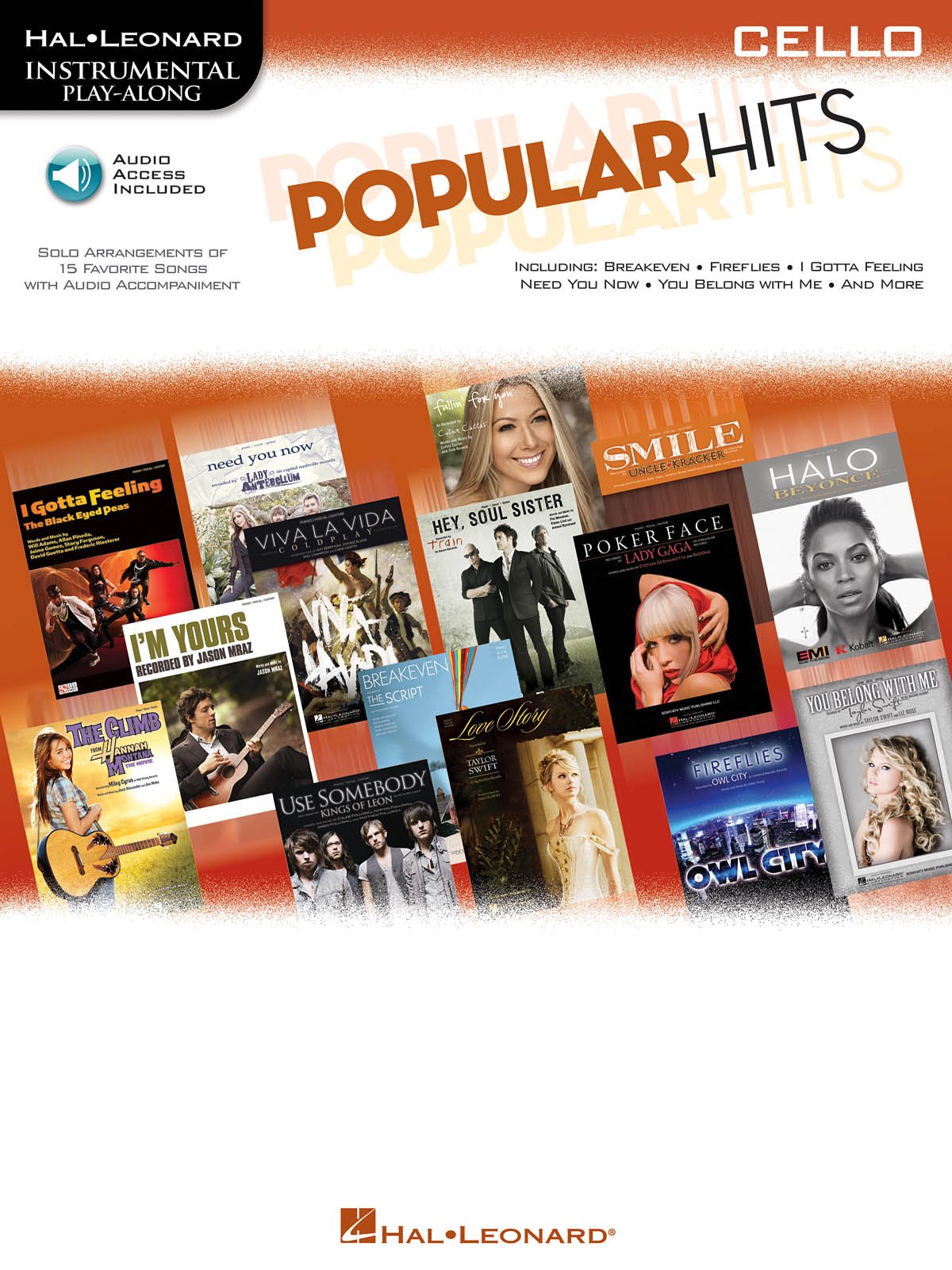 Popular Hits: Instrumental Play-Along for Cello Sheet Music