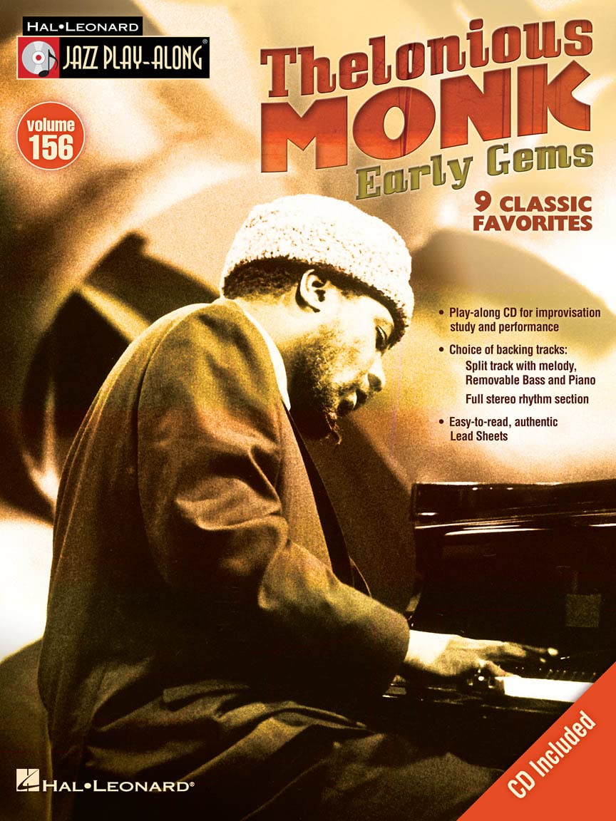 Jazz Play Along Volume 156 Monk Thelonious Early Gems All Inst BK/CD (Jazz Play-Along, 156, Band 156) Sheet Music