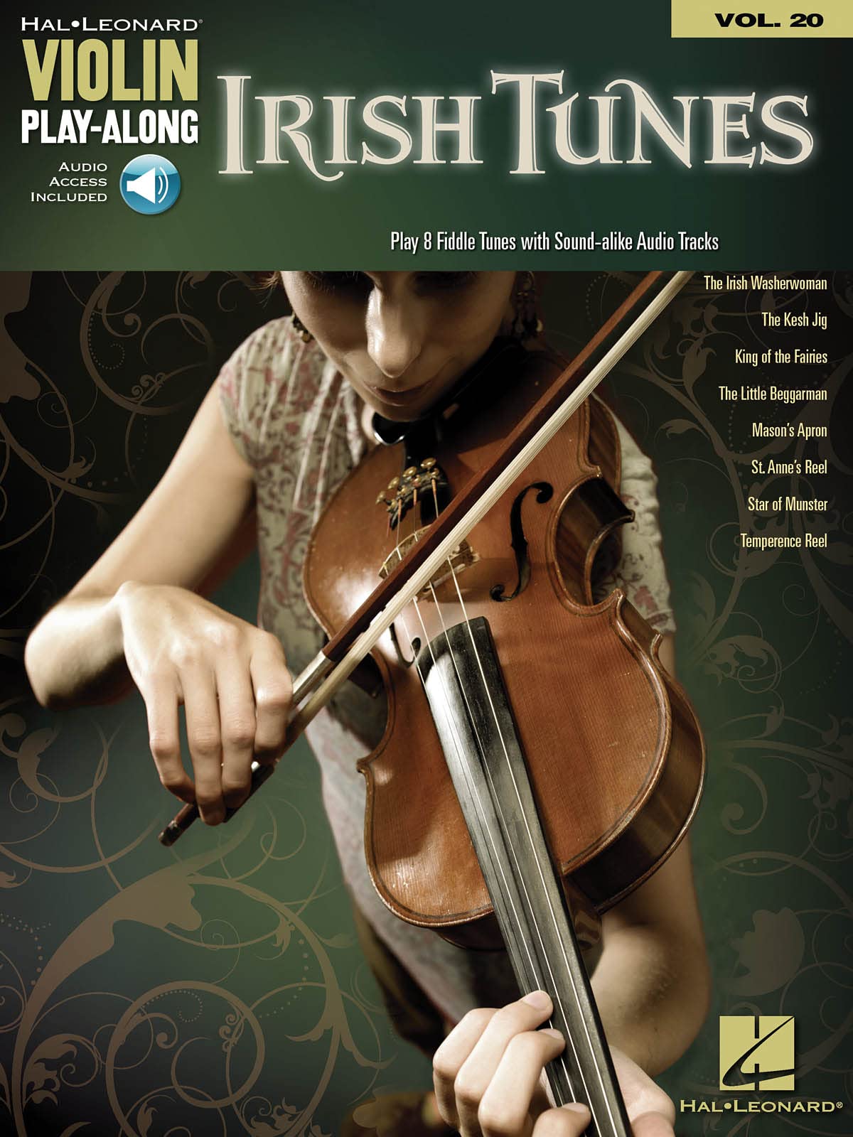 Irish Tunes: Violin Play-Along Volume 20 Book/Online Audio Sheet Music