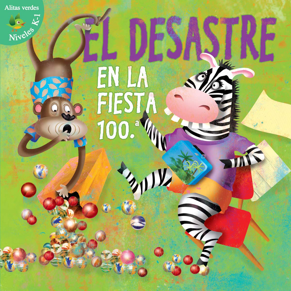 Desastre en la fiesta 100 / Disaster on the 100th Day (Alitas verdes, Niveles K-1 / Green Readers, Grades K-1) Novels & Short Stories