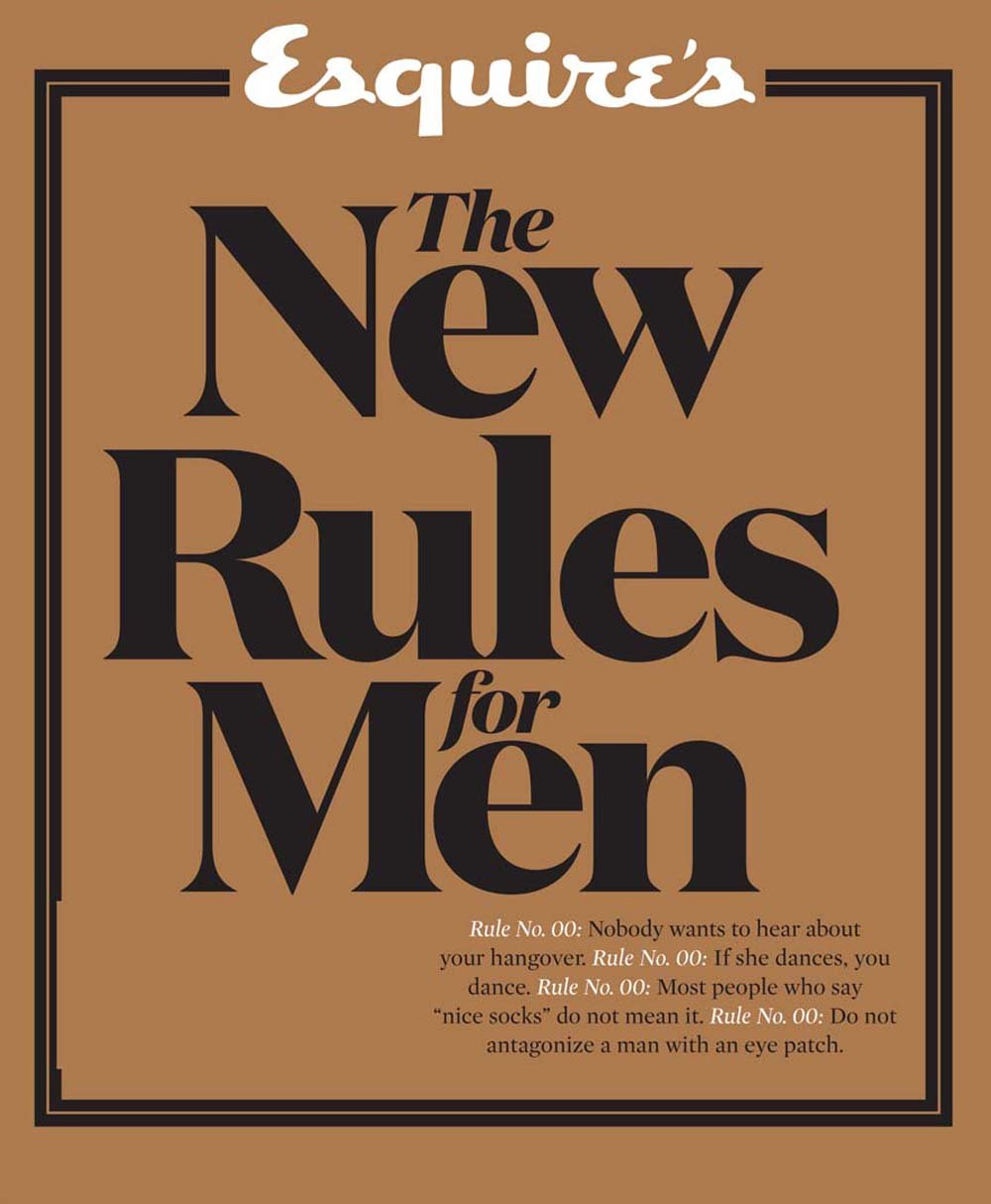 Esquire's the New Rules for Men: A Man's Guide to Life Books