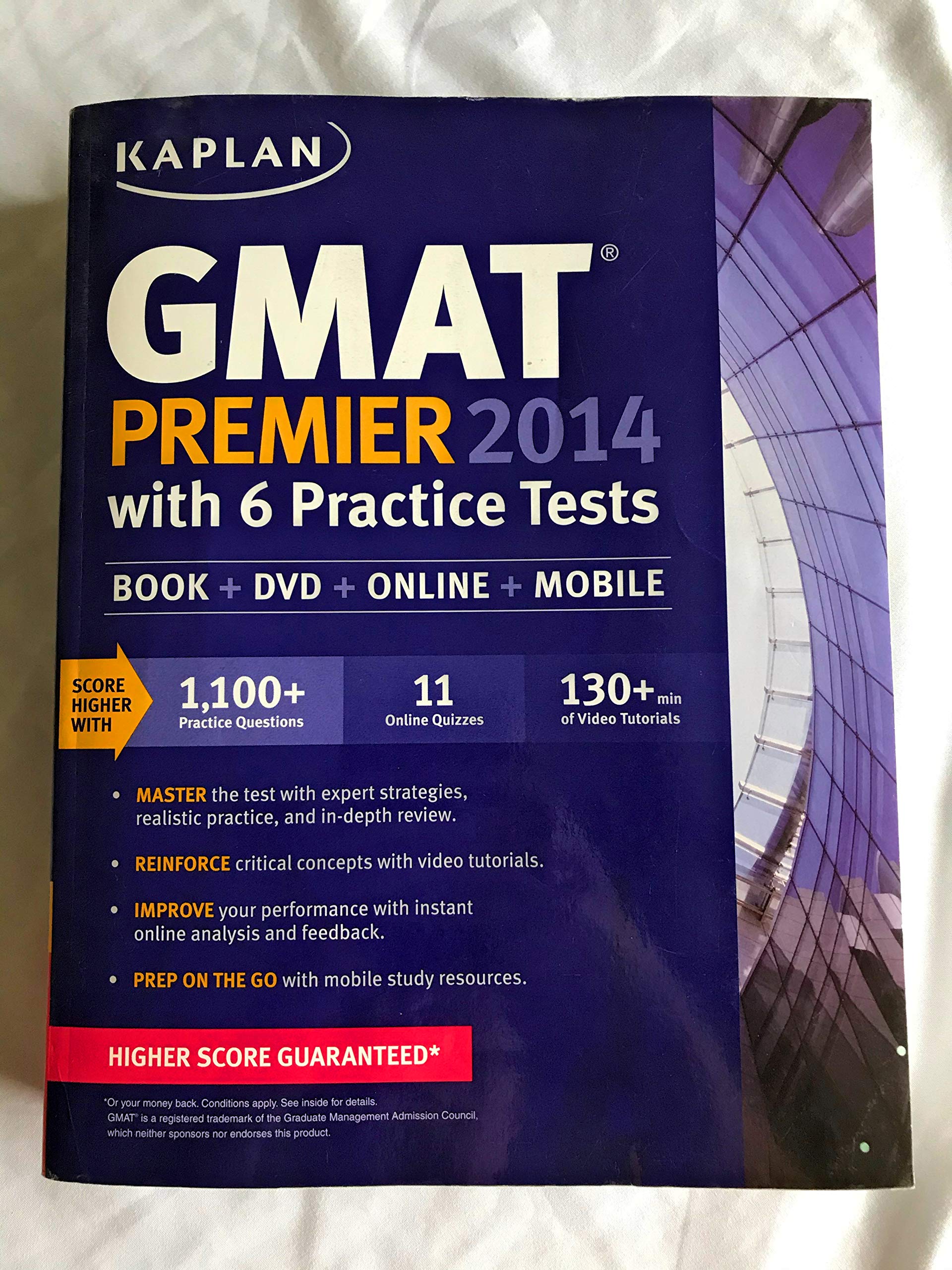 Product Image: Kaplan GMAT Premier 2014 with 6 Practice Tests: Book + DVD + Online + Mobile