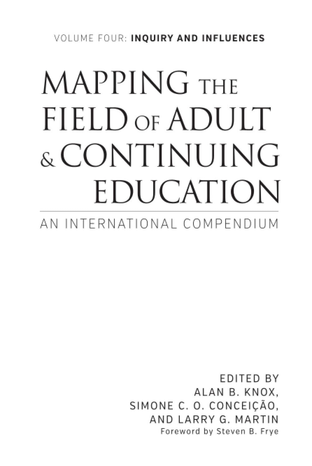 Mapping the Field of Adult and Continuing Education Study Guides