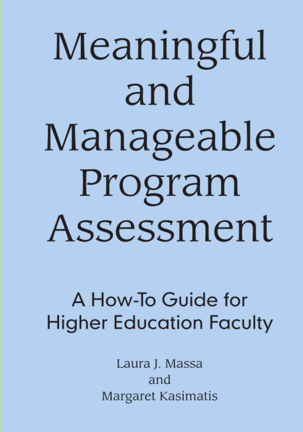 Product Image: Meaningful and Manageable Program Assessment