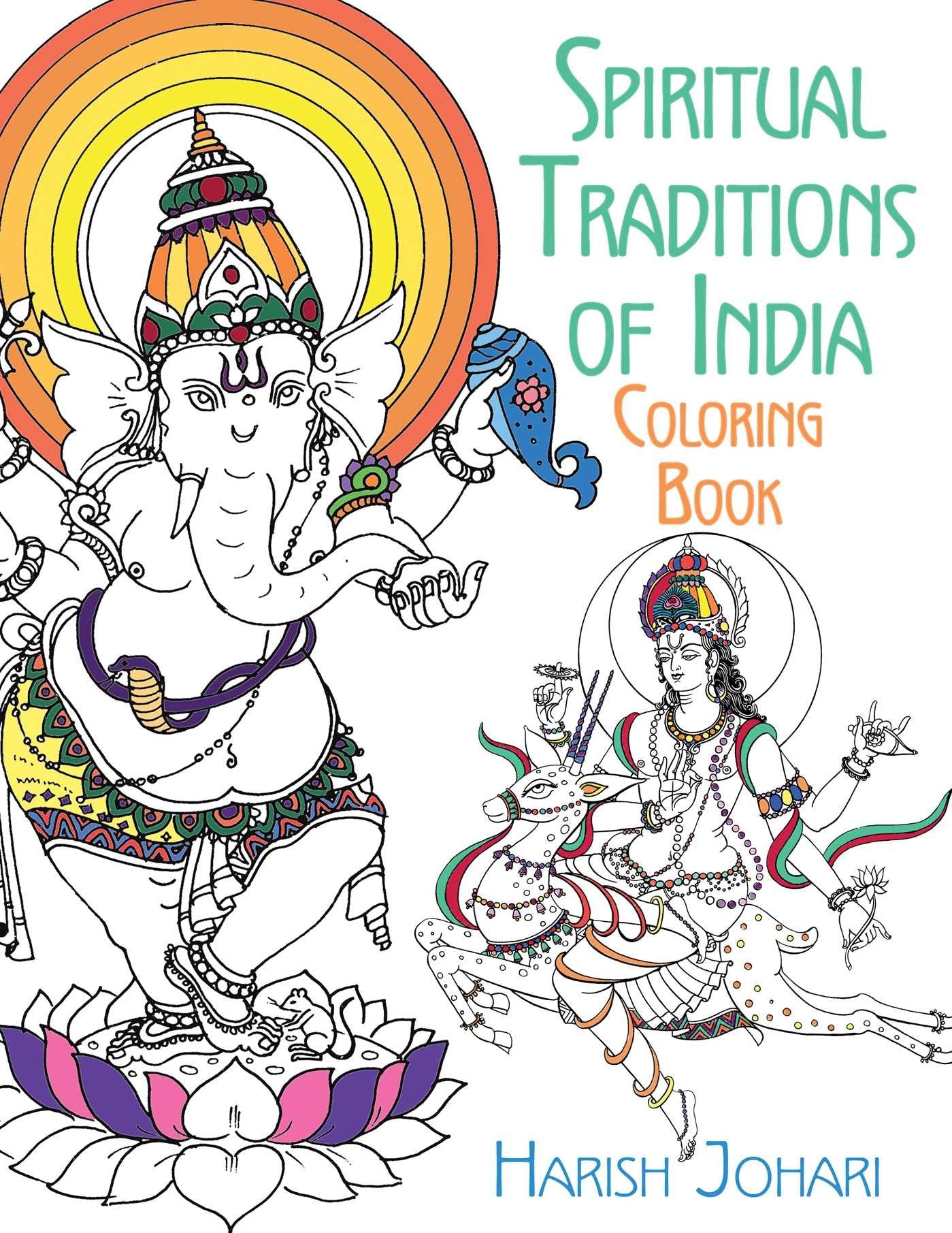 Spiritual Traditions of India Coloring Book Hobbies & Crafts