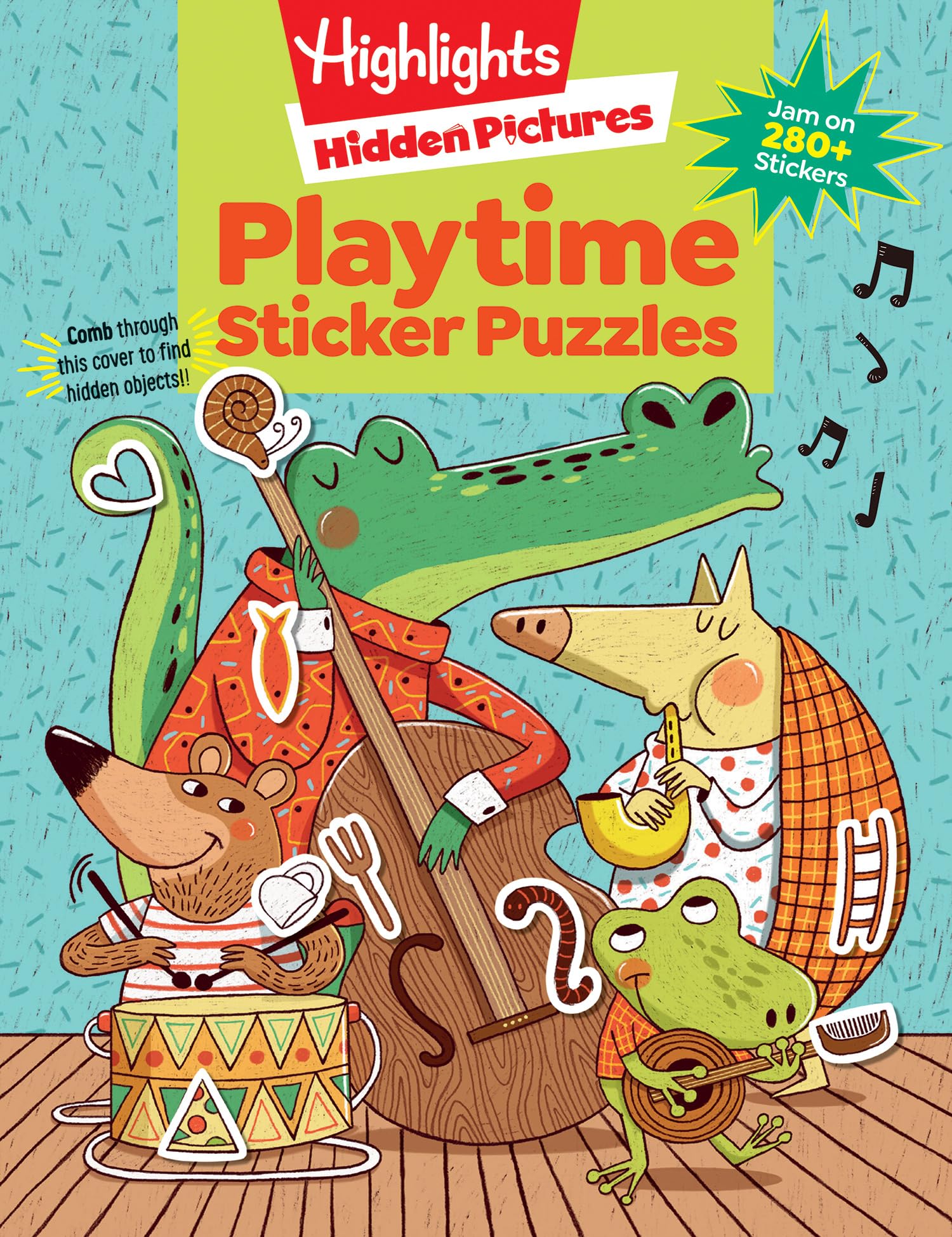Playtime Sticker Puzzles (Highlights Sticker Hidden Pictures) Leisure & Fun