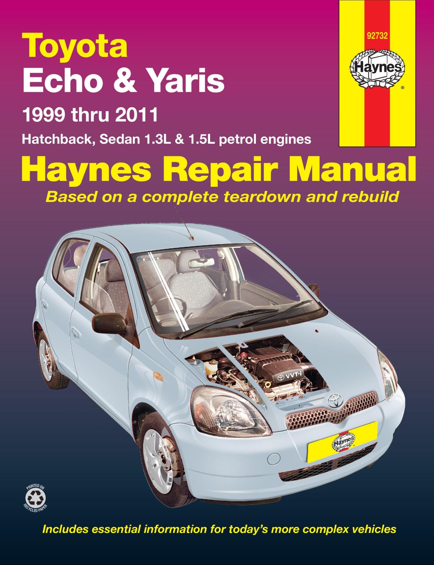 Toyota Echo & Yaris (99-11) Haynes Repair Manual: 1999-2011 Leisure, Home & Garden